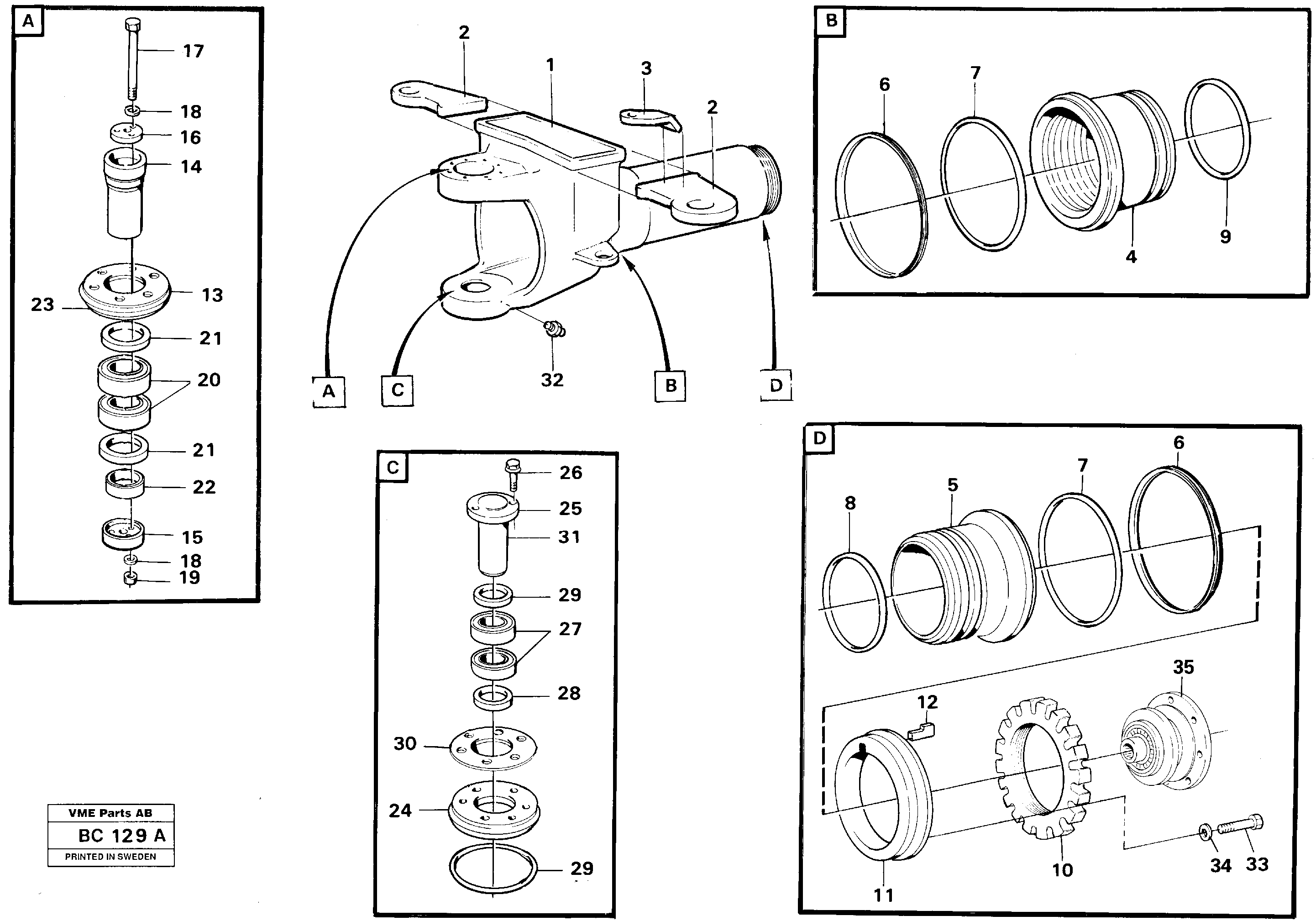 Hitch — volvo parts diagram