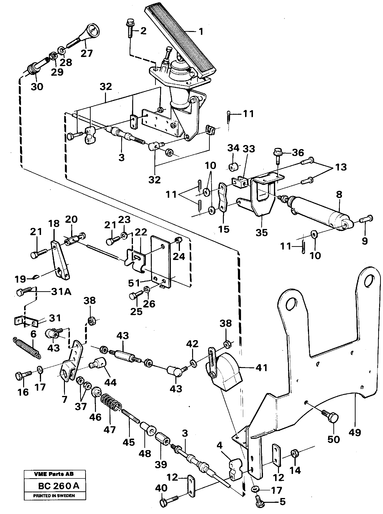 Regulator control — volvo parts diagram