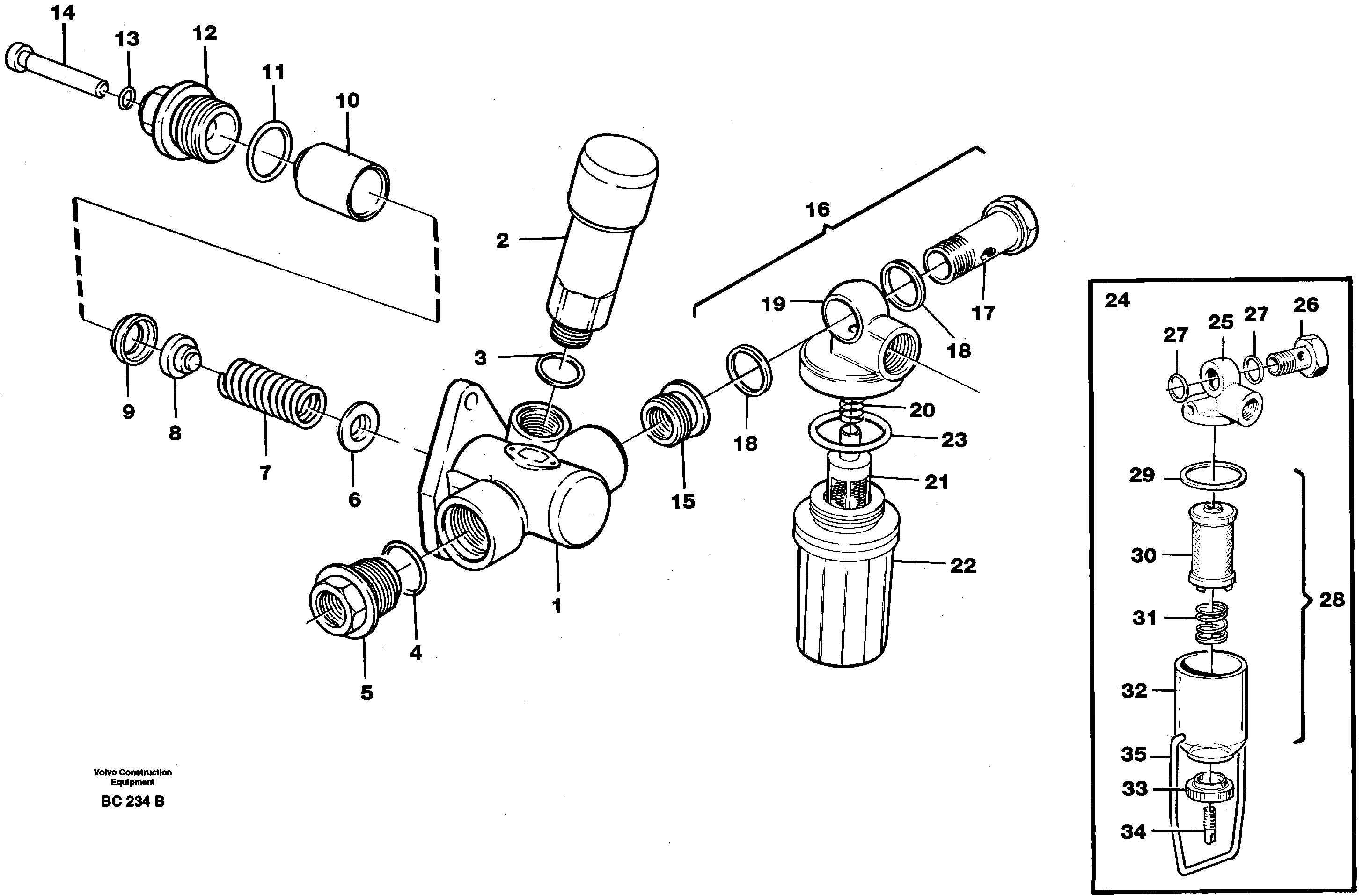 Feed pump — volvo parts diagram