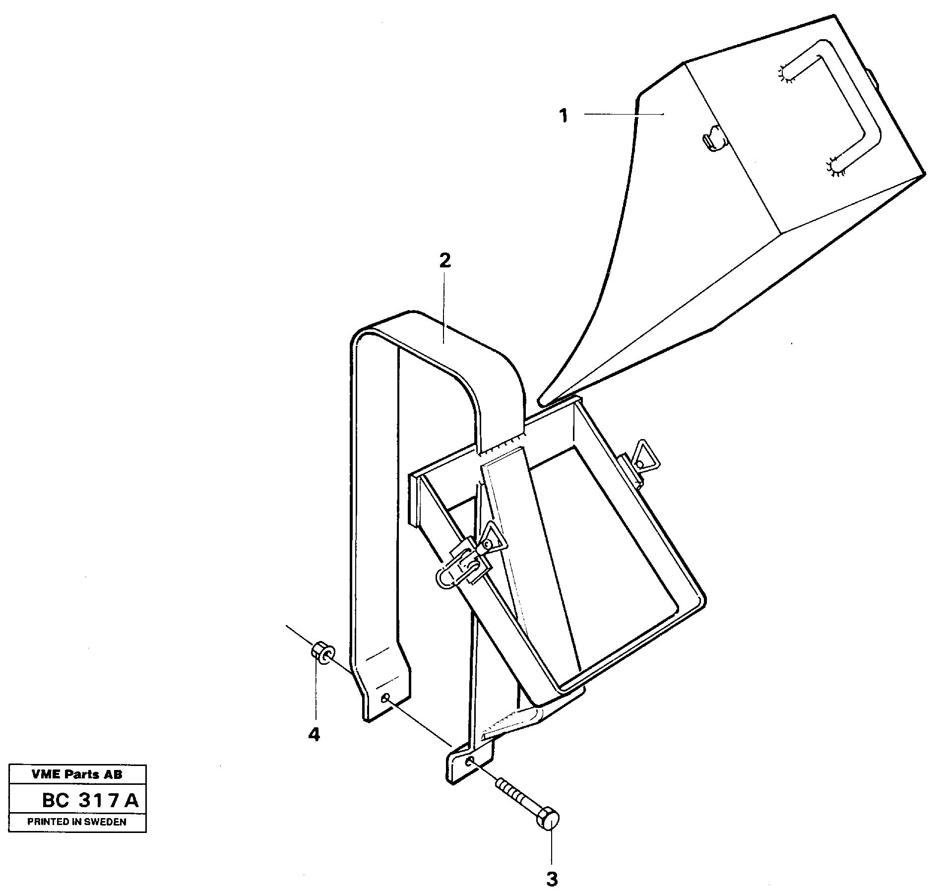 Lock Wedge  91862, 91940 — volvo parts diagram