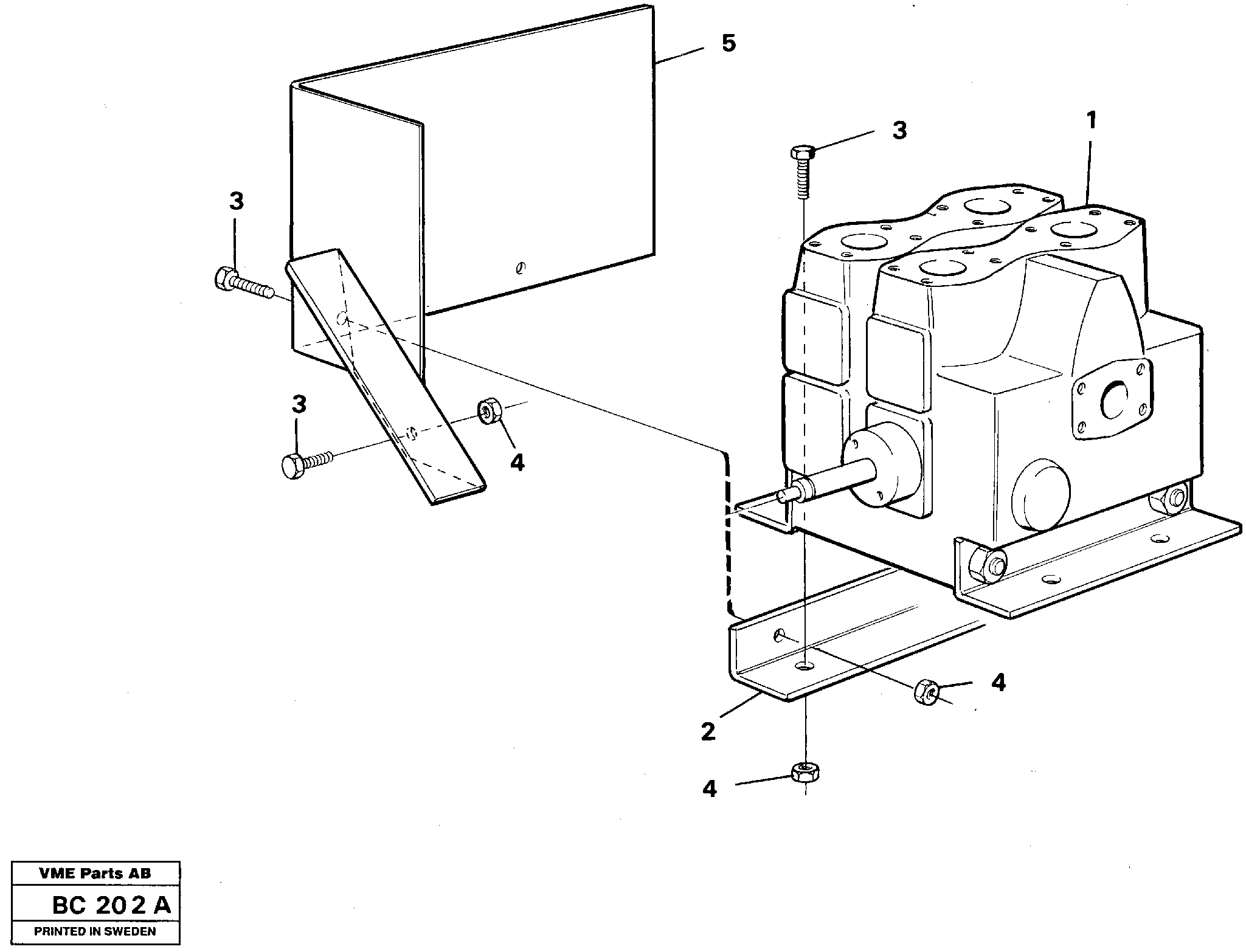 Tip valve with fitting parts — volvo parts diagram