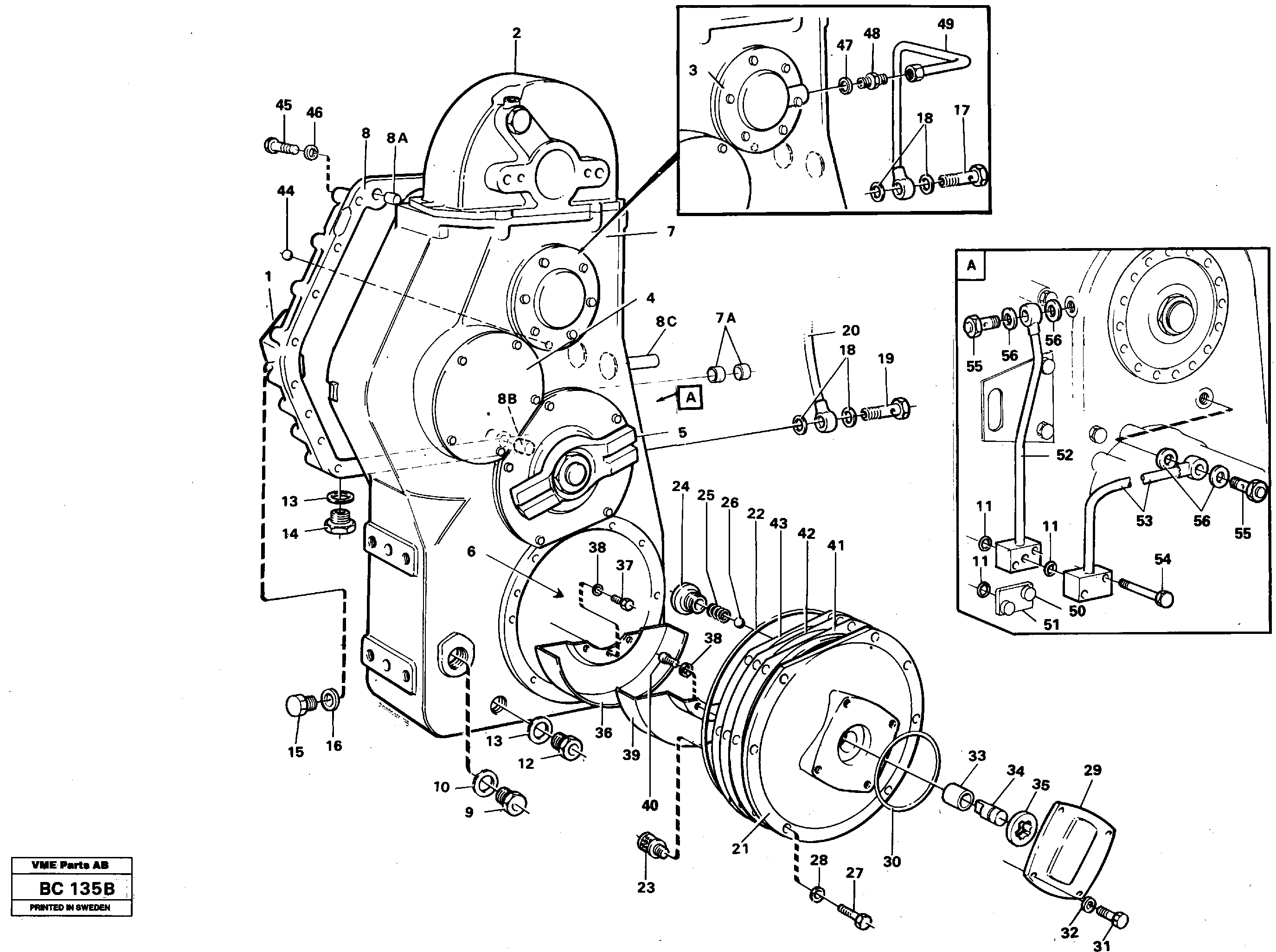 Drop box.  PROD NO 30877, 30889, FL652C — volvo parts diagram