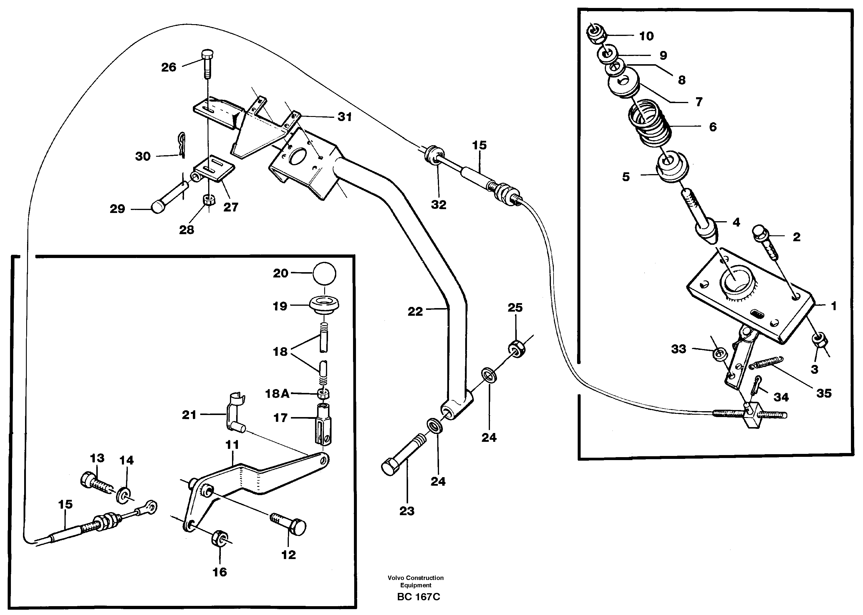 Hood lock — volvo parts diagram