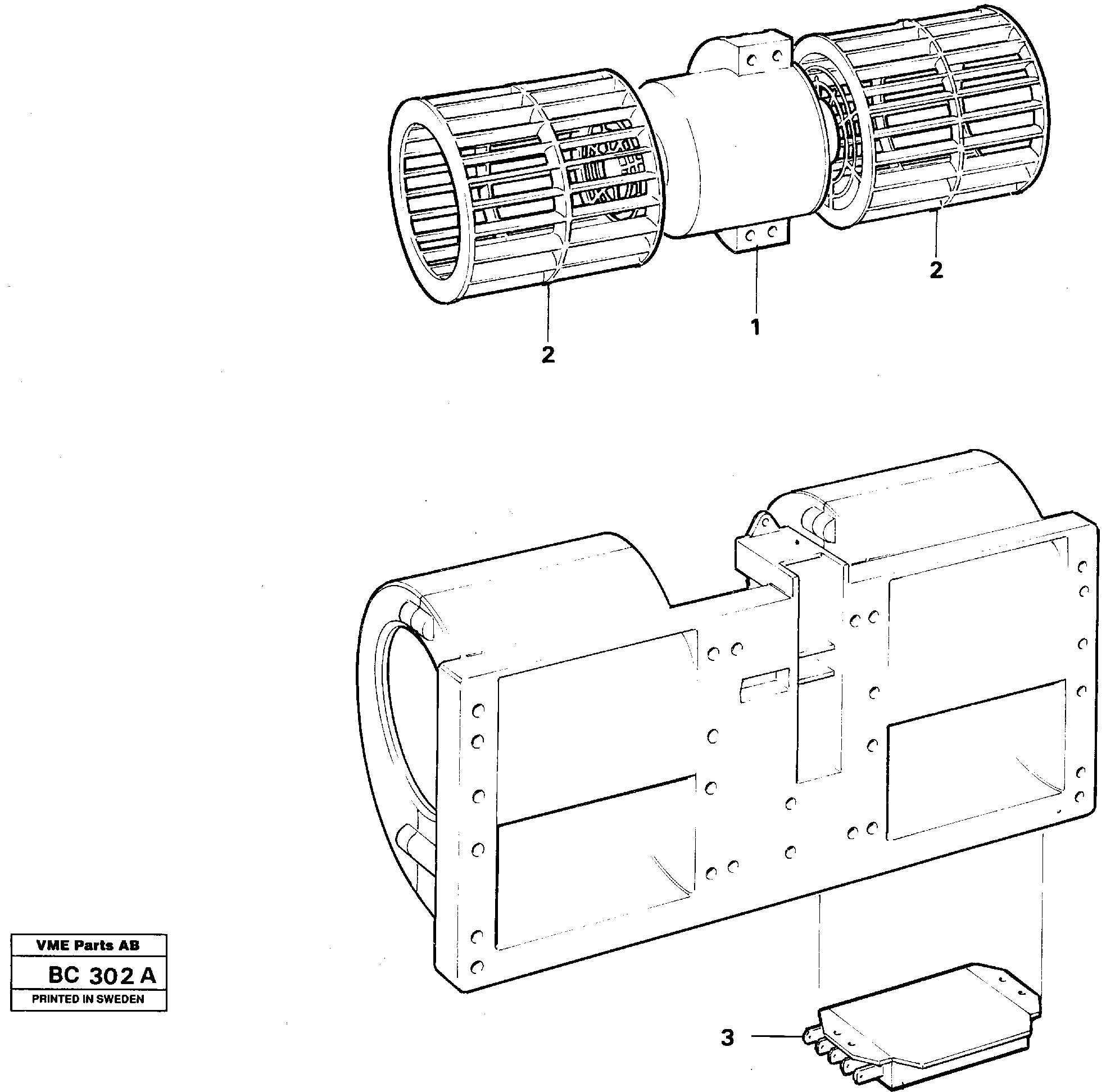 Fan — volvo parts diagram