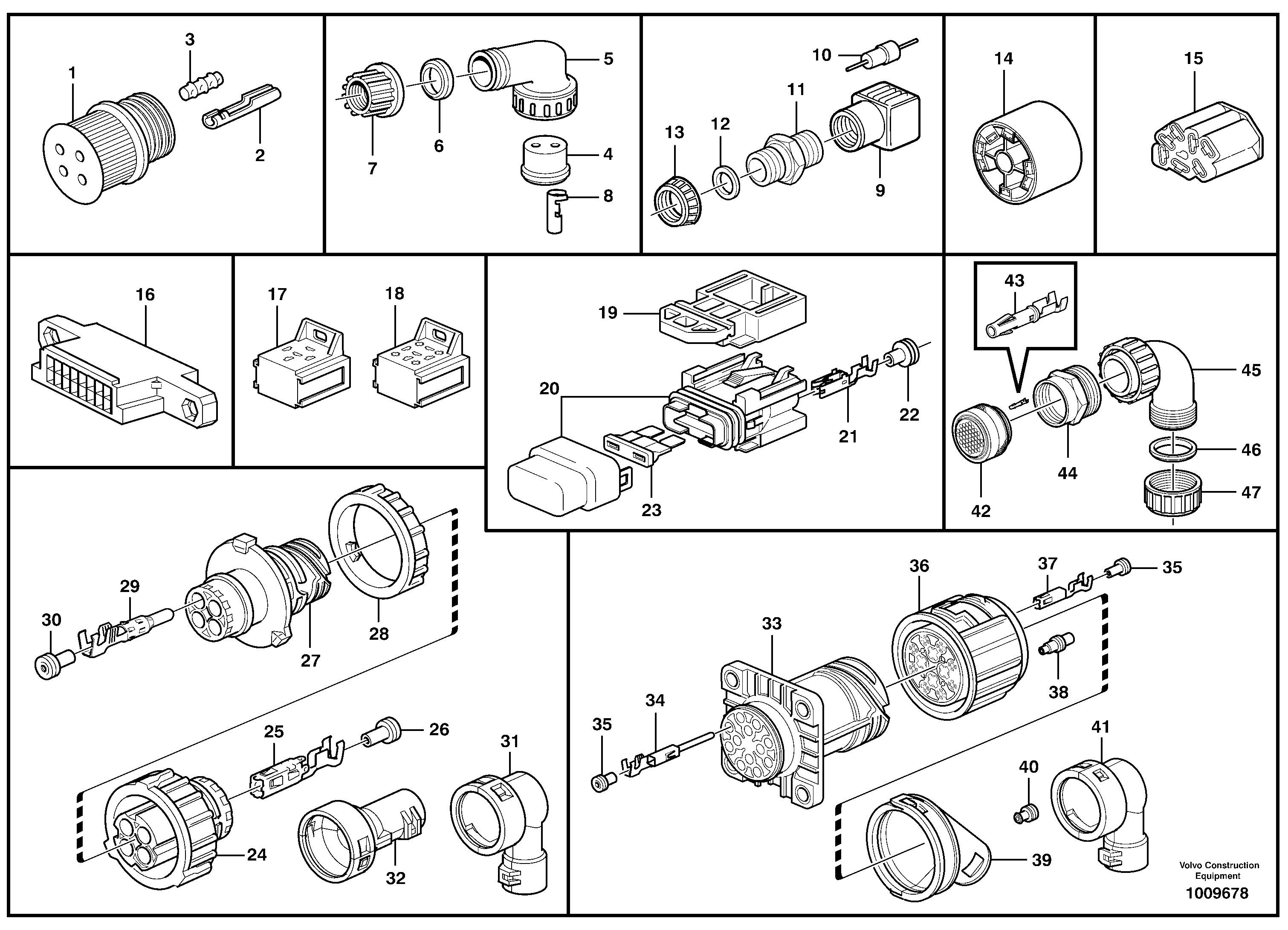 Connectors — volvo parts diagram