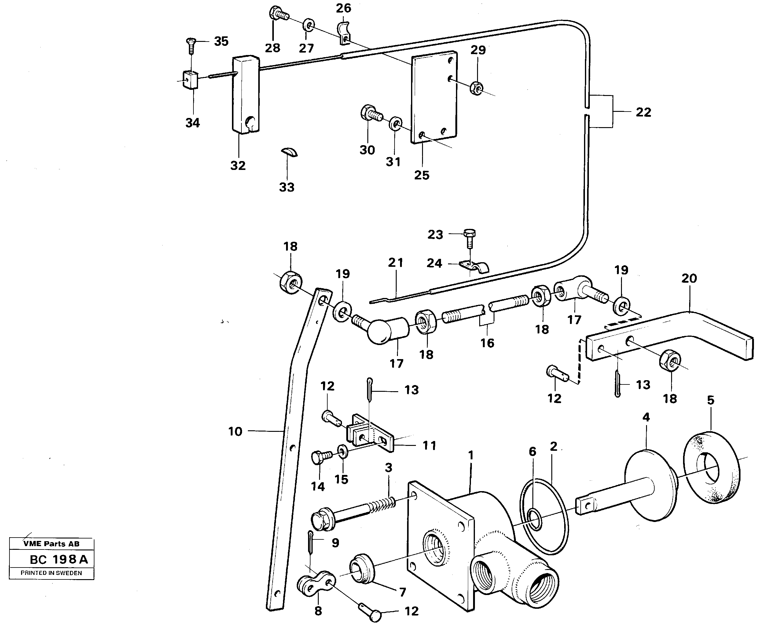 Shut-off valve — volvo parts diagram