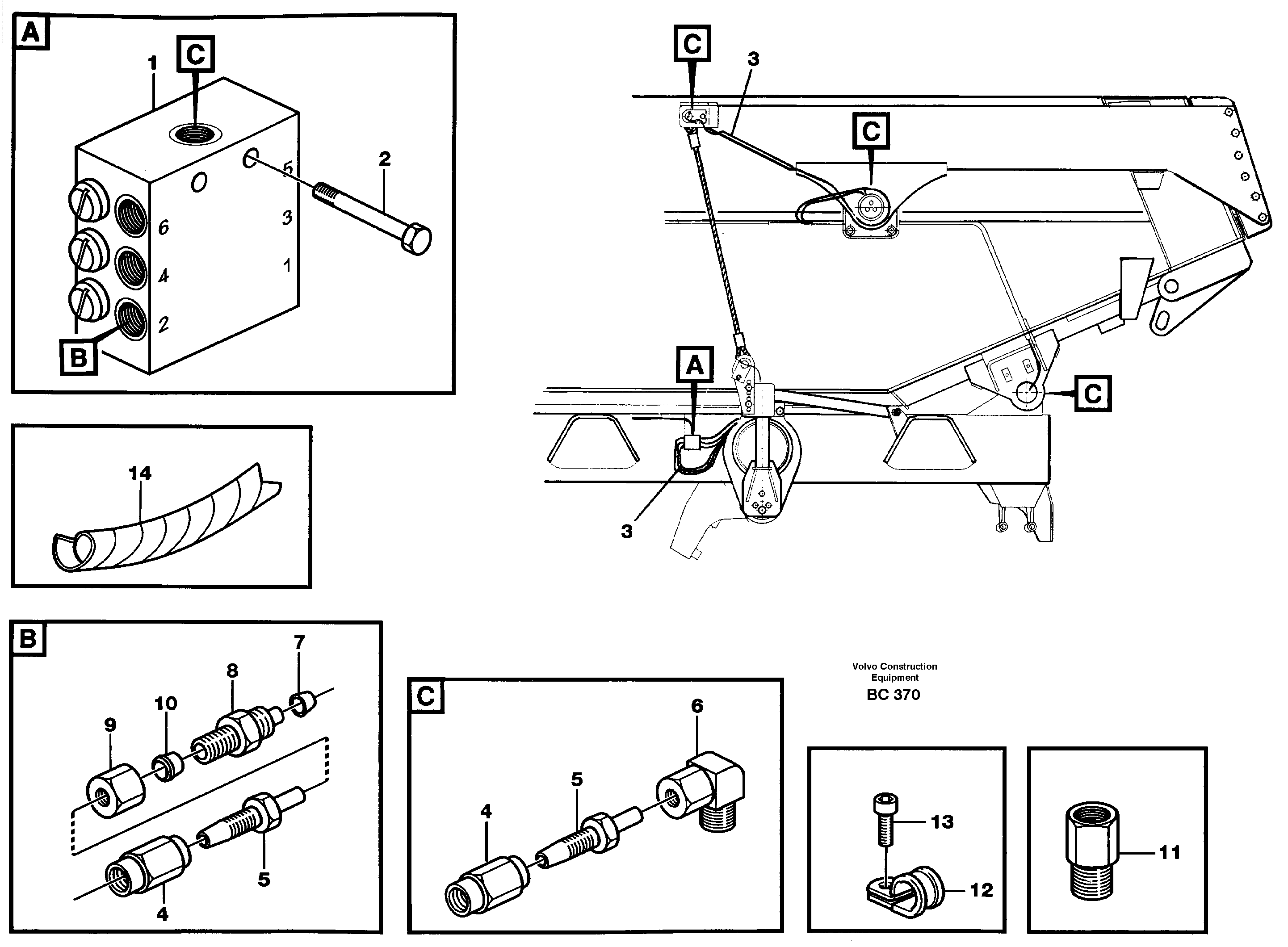 Central lubrication  93202 — volvo parts diagram