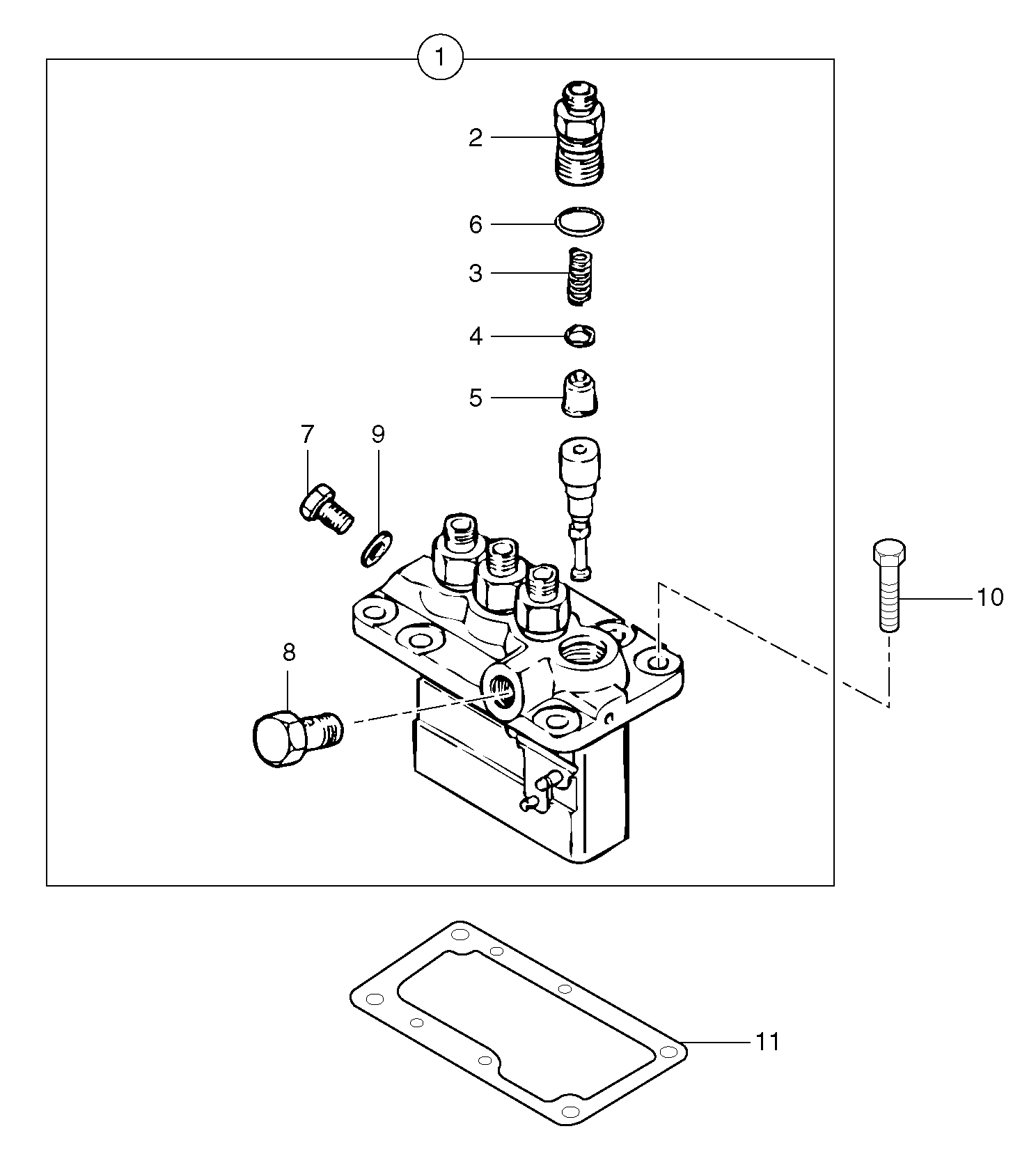Injection pump — volvo parts diagram