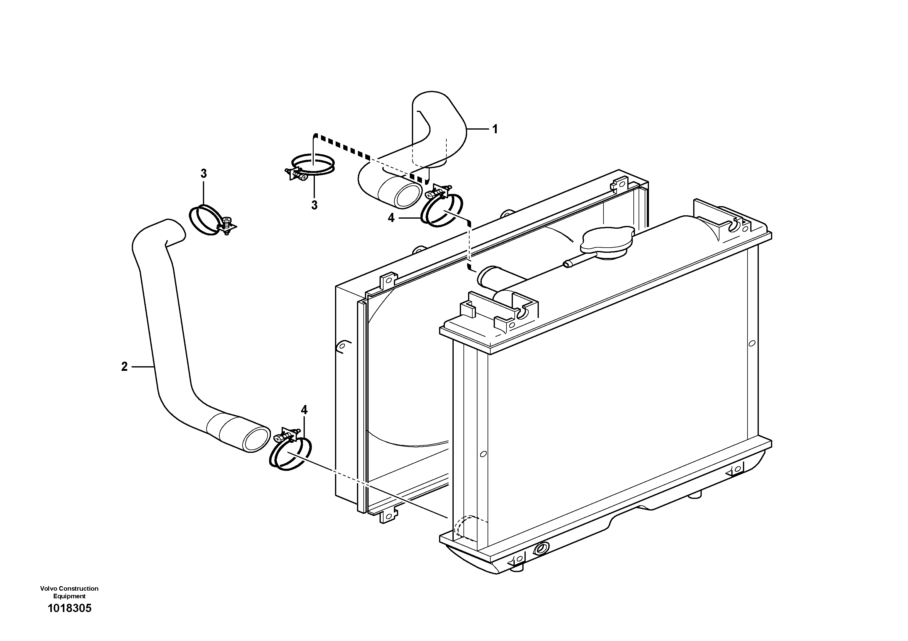 Cooling circuit — volvo parts diagram