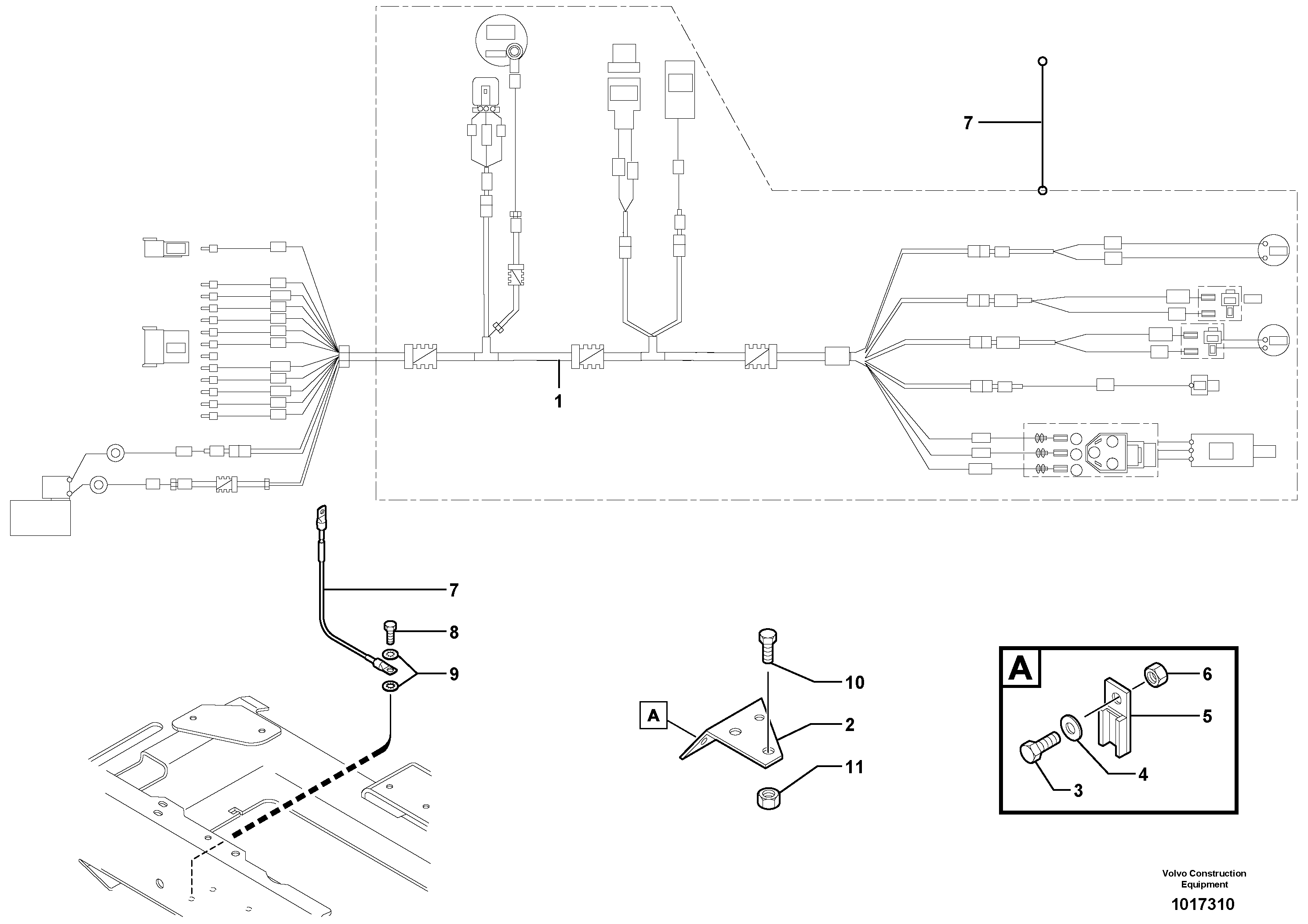 Electrical system (rear) / with Puma — volvo parts diagram