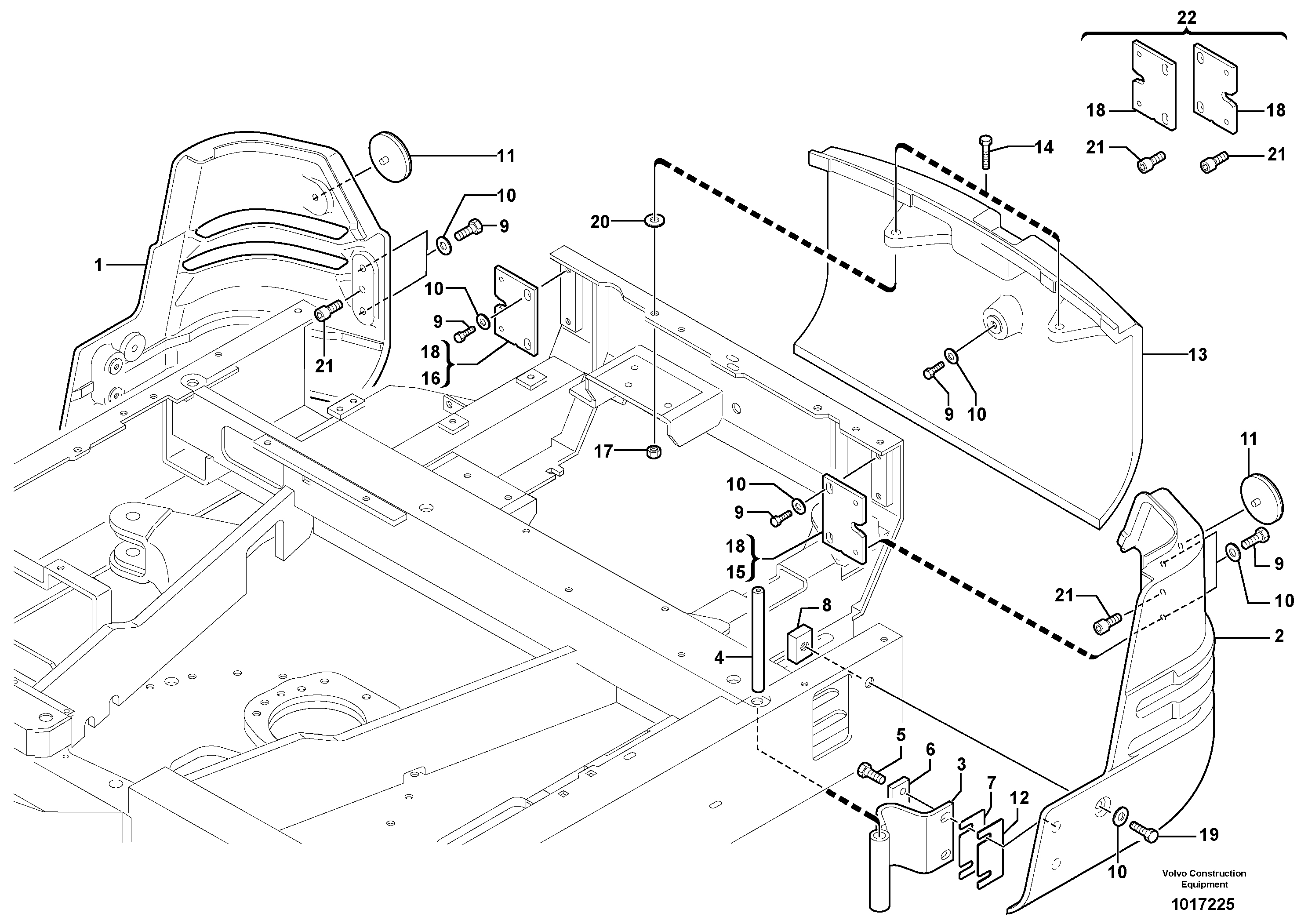 Counterweight — volvo parts diagram