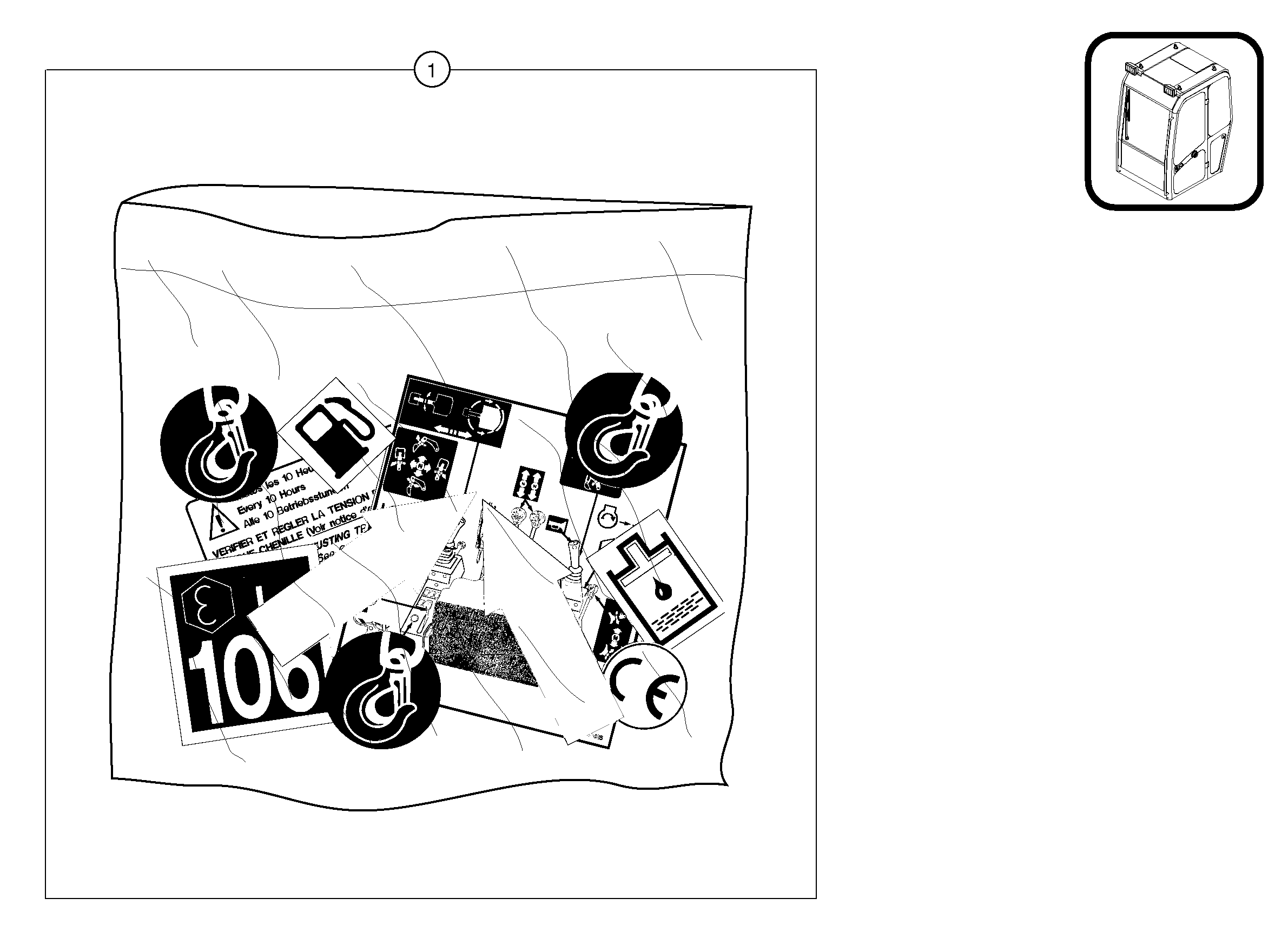 Transfer : cab  STD , USA — volvo parts diagram