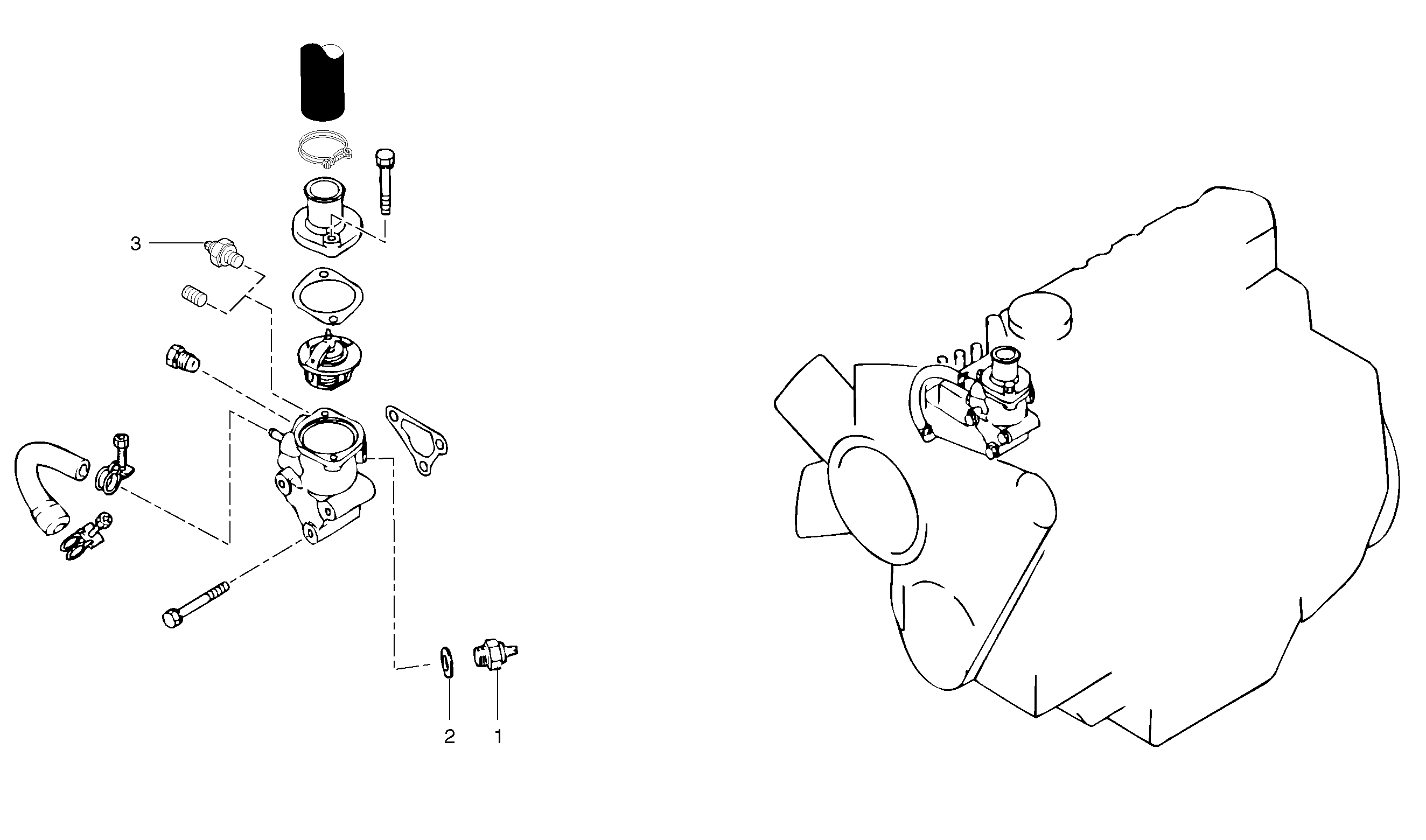 Thermal switch — volvo parts diagram
