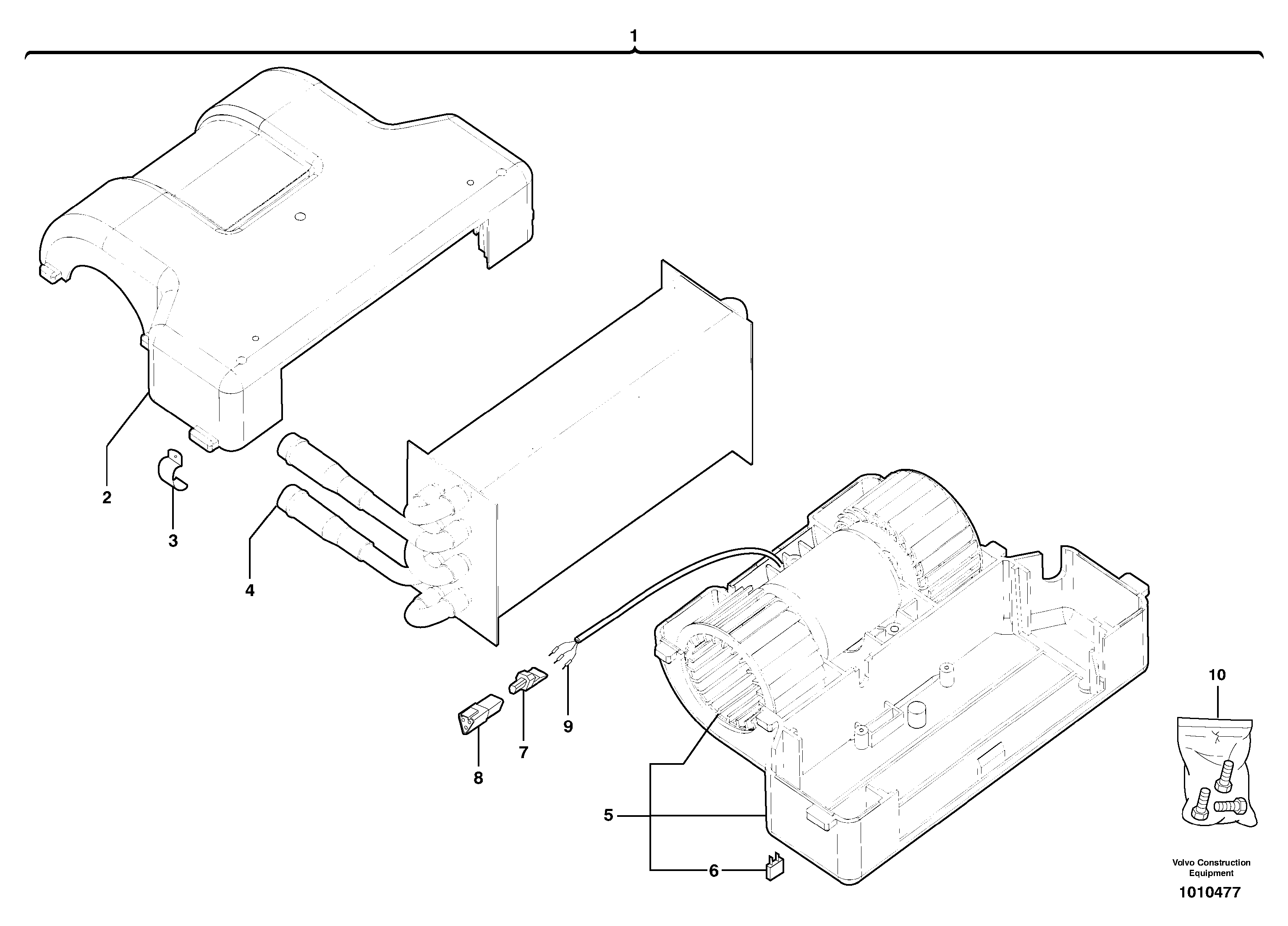 Heater — volvo parts diagram