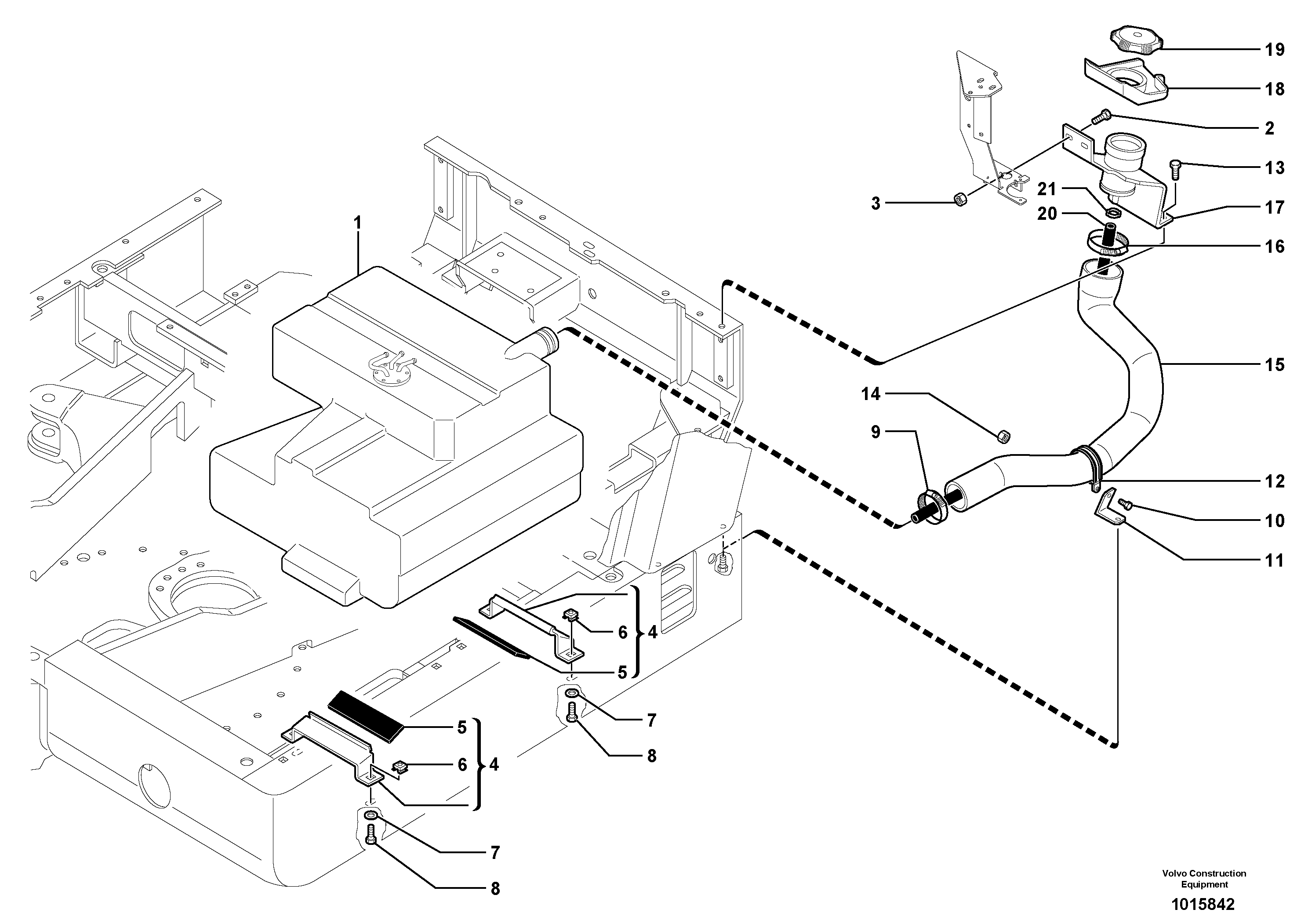 Fuel circuit — volvo parts diagram