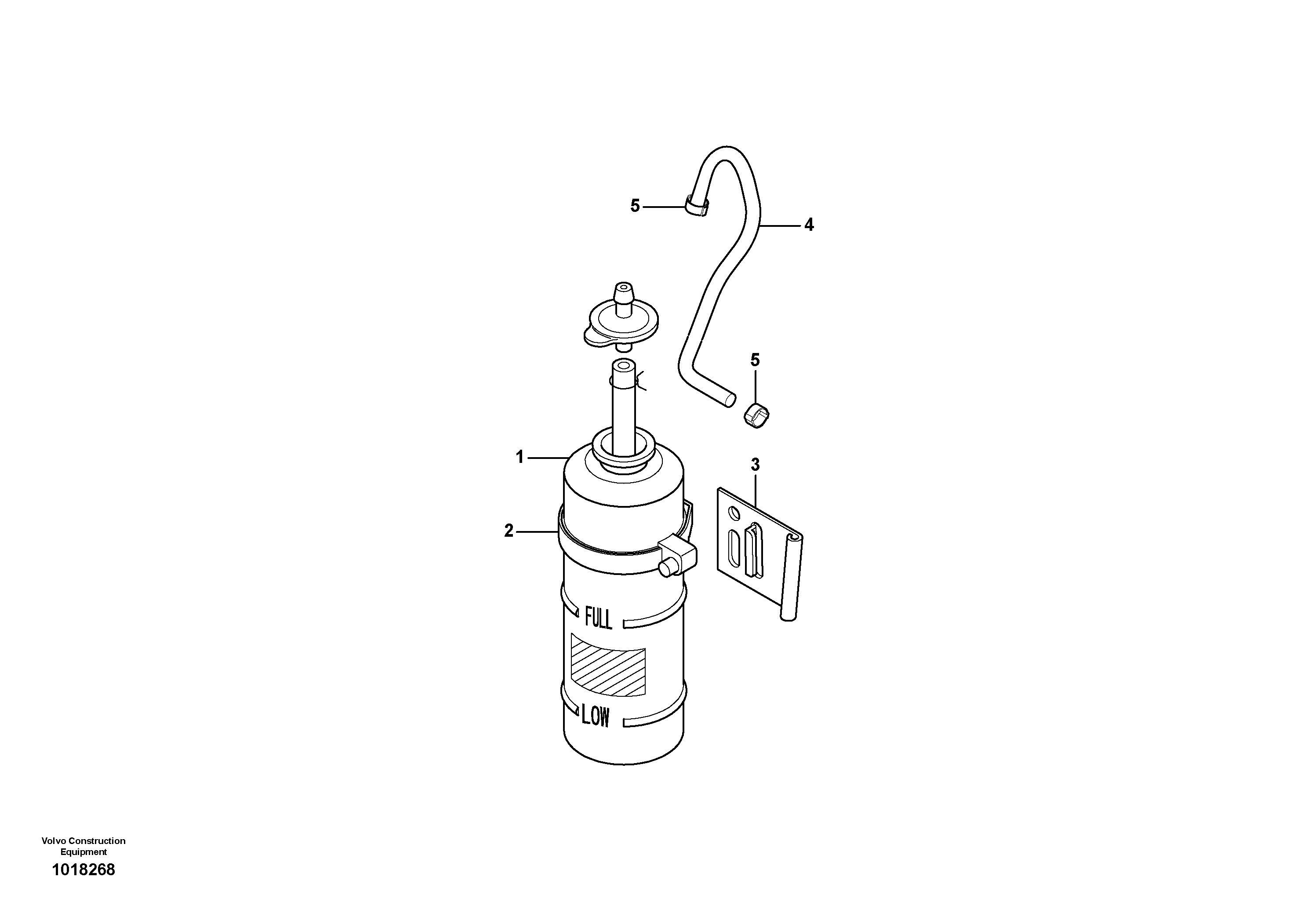 Expansion tank — volvo parts diagram