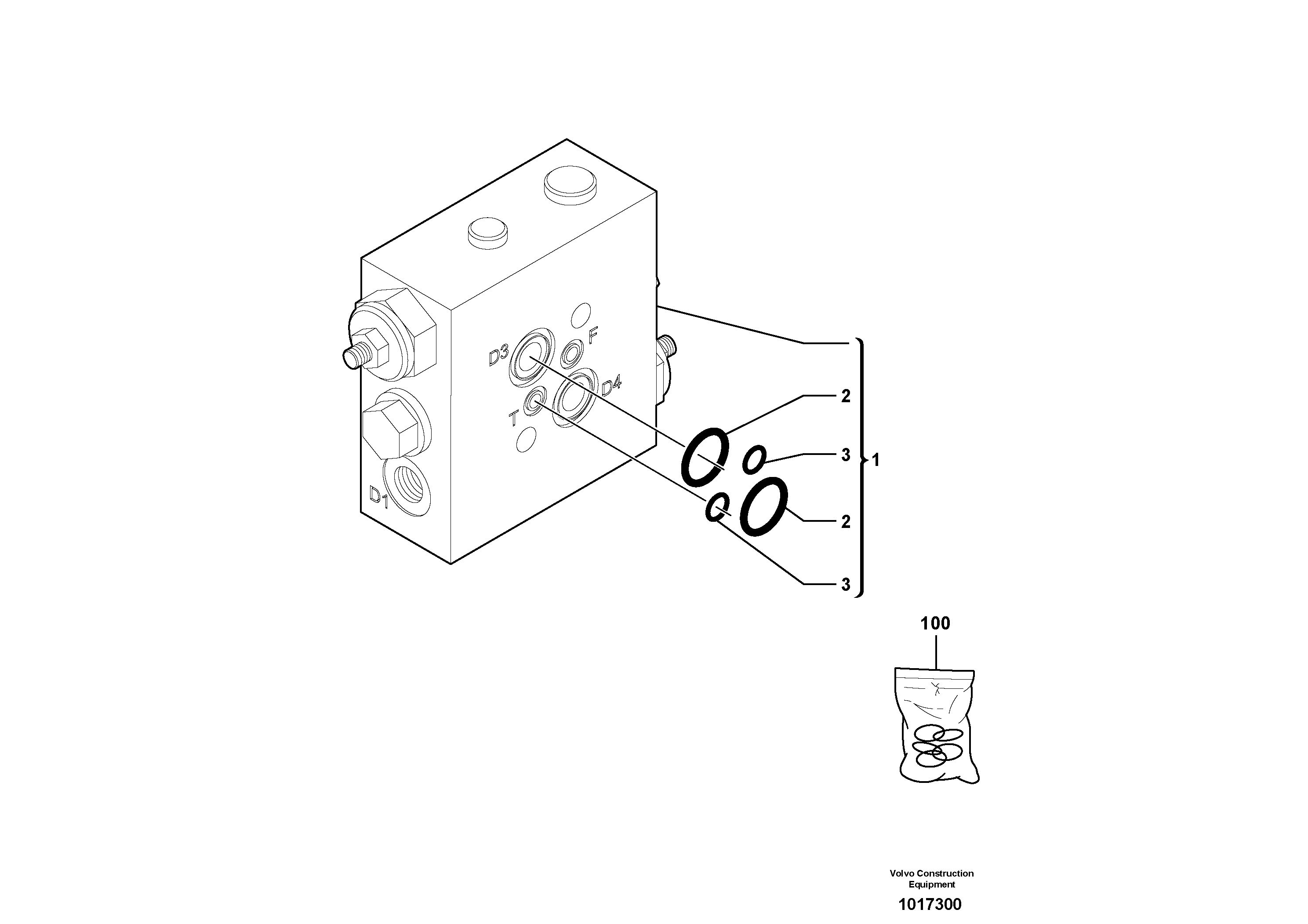 Balancing valve ( slewing ) — volvo parts diagram