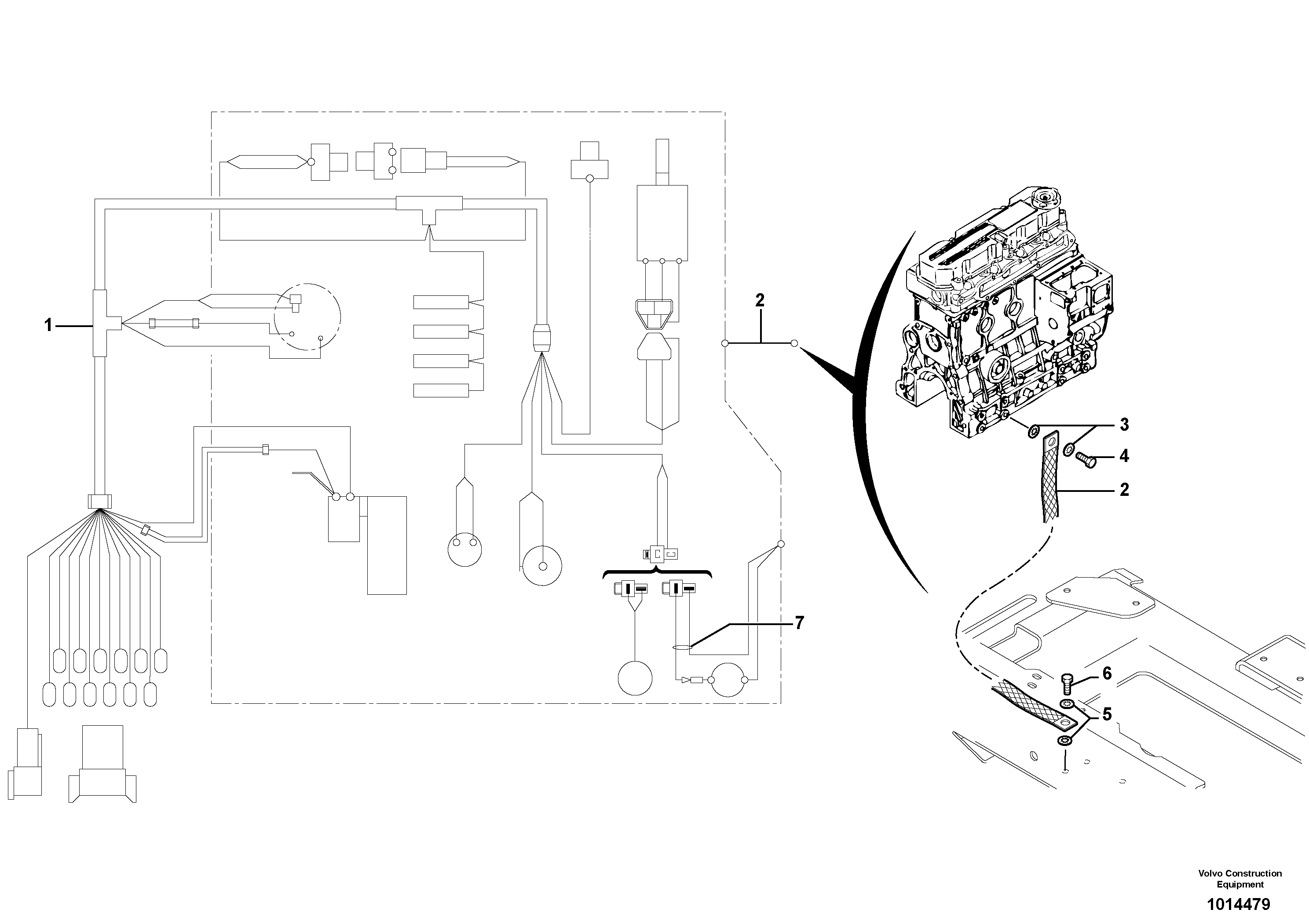 Electrical system (rear) / with Puma — volvo parts diagram