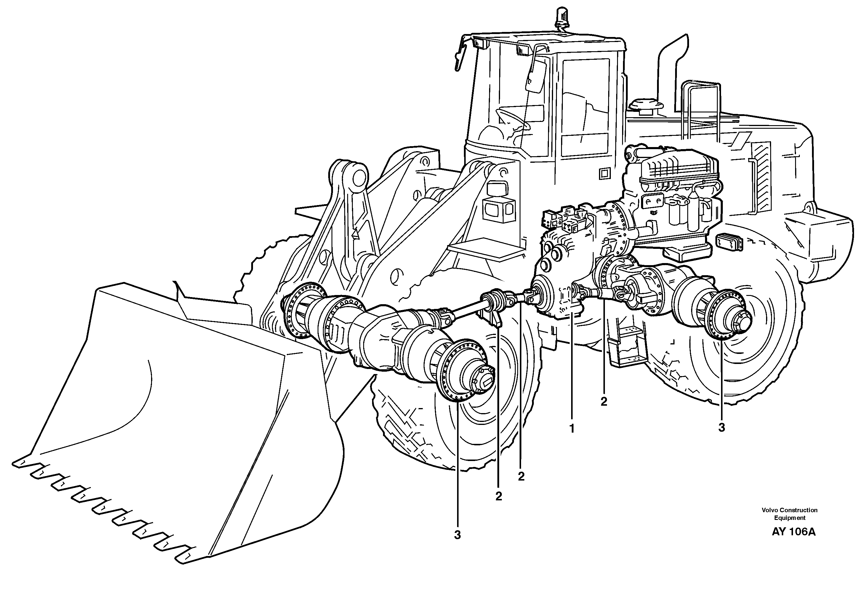 Power transmission — volvo parts diagram