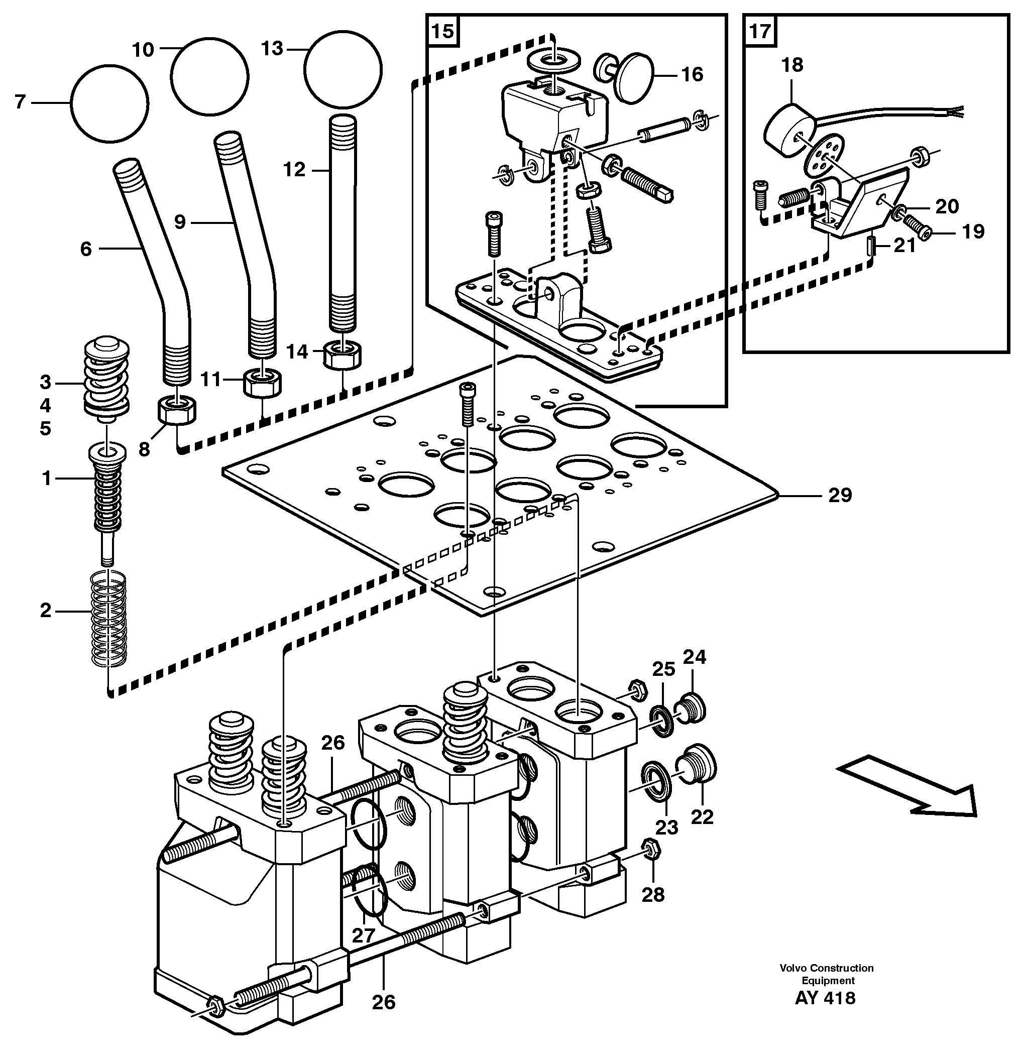 Servo valve.  93573 — volvo parts diagram
