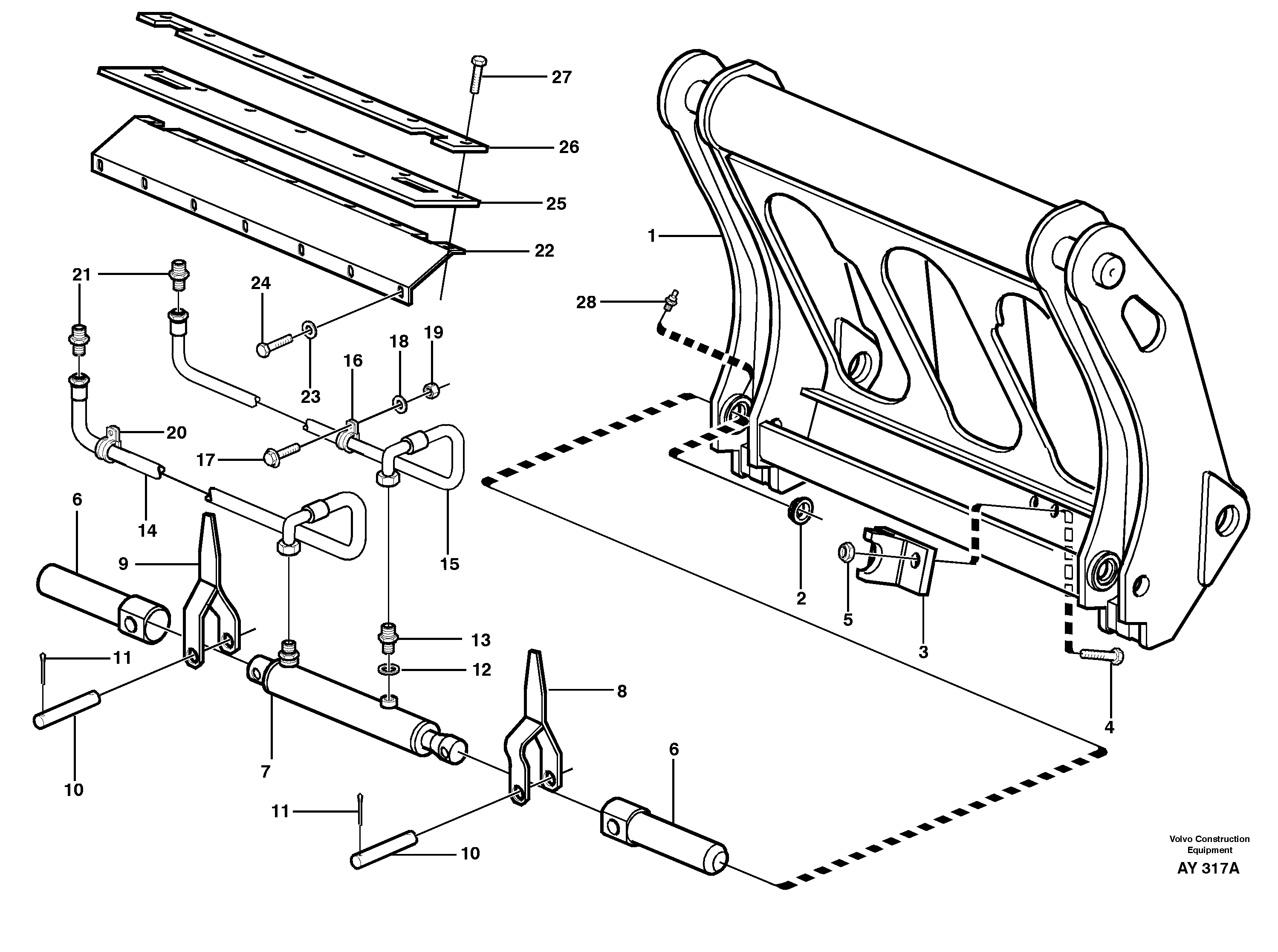 Tool bar. 94926 — volvo parts diagram