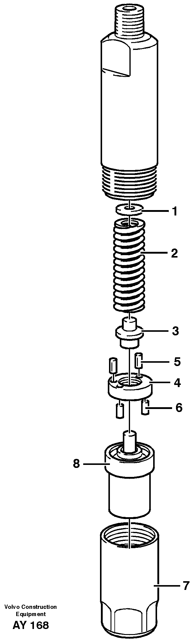 Injector — volvo parts diagram