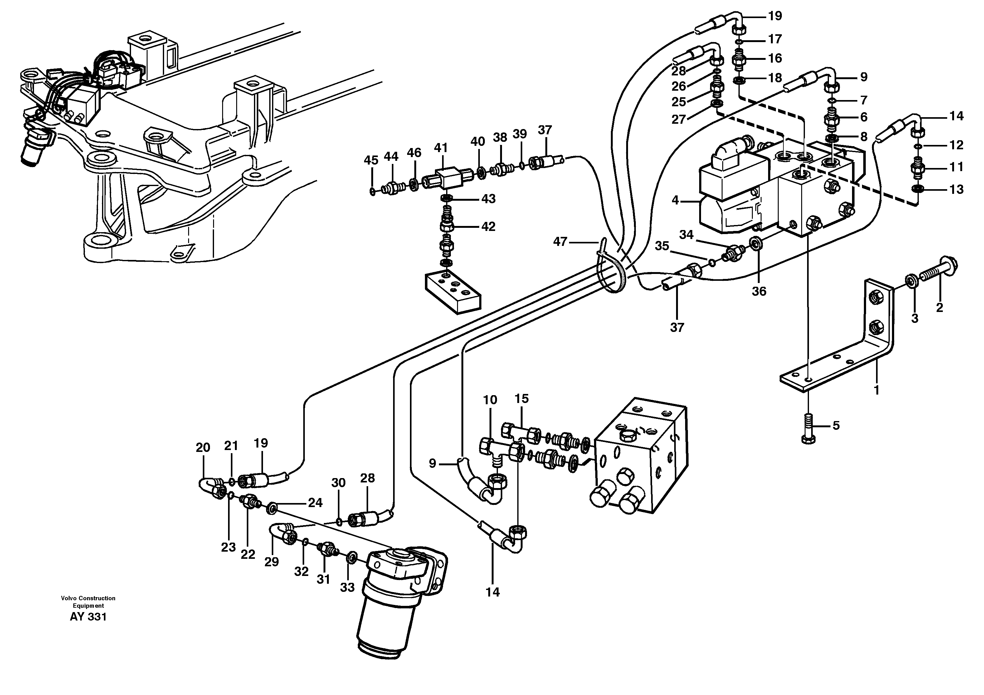 CDC - steering. 93580 — volvo parts diagram