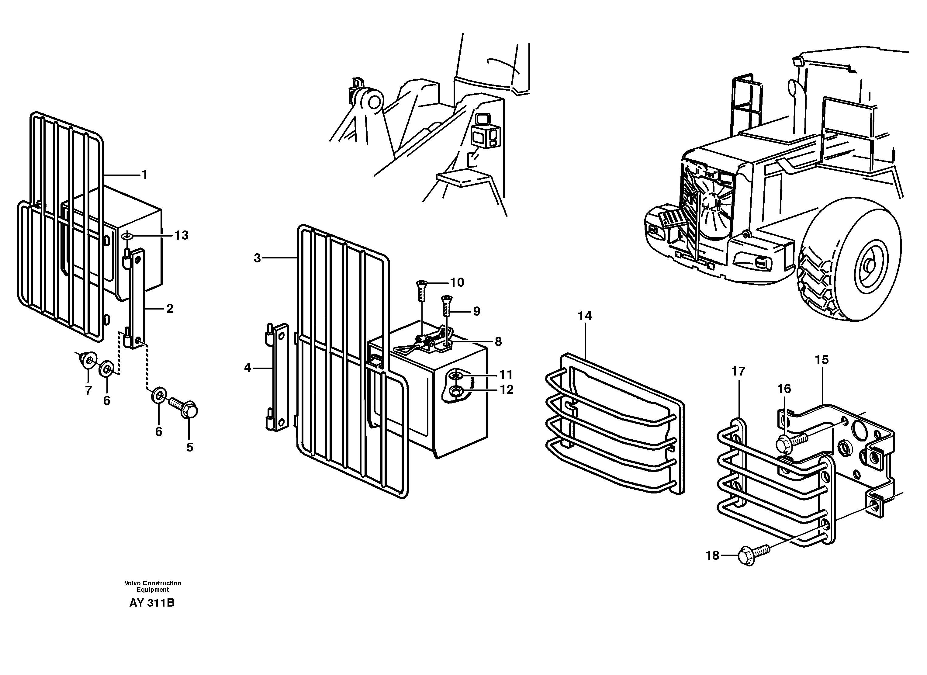 Protection for lighting — volvo parts diagram