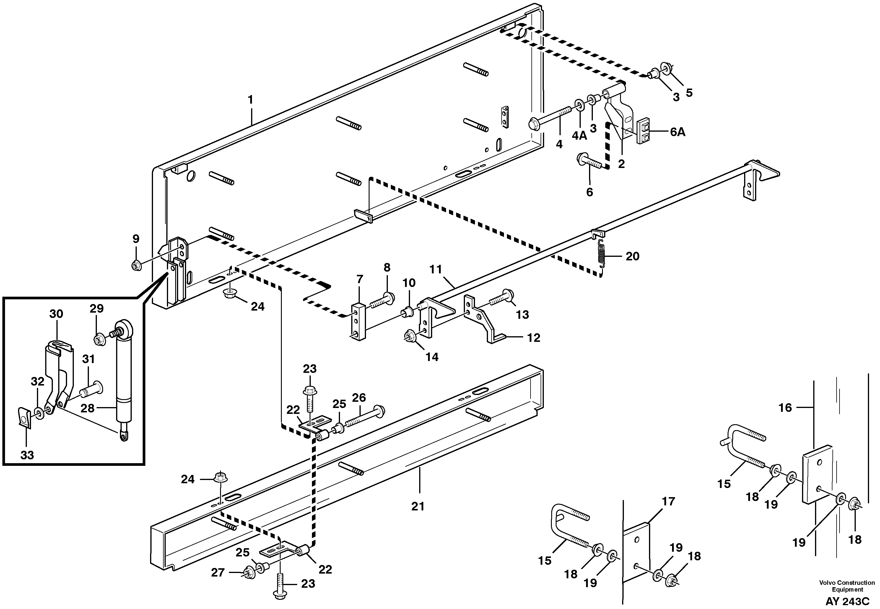 Side hatches — volvo parts diagram