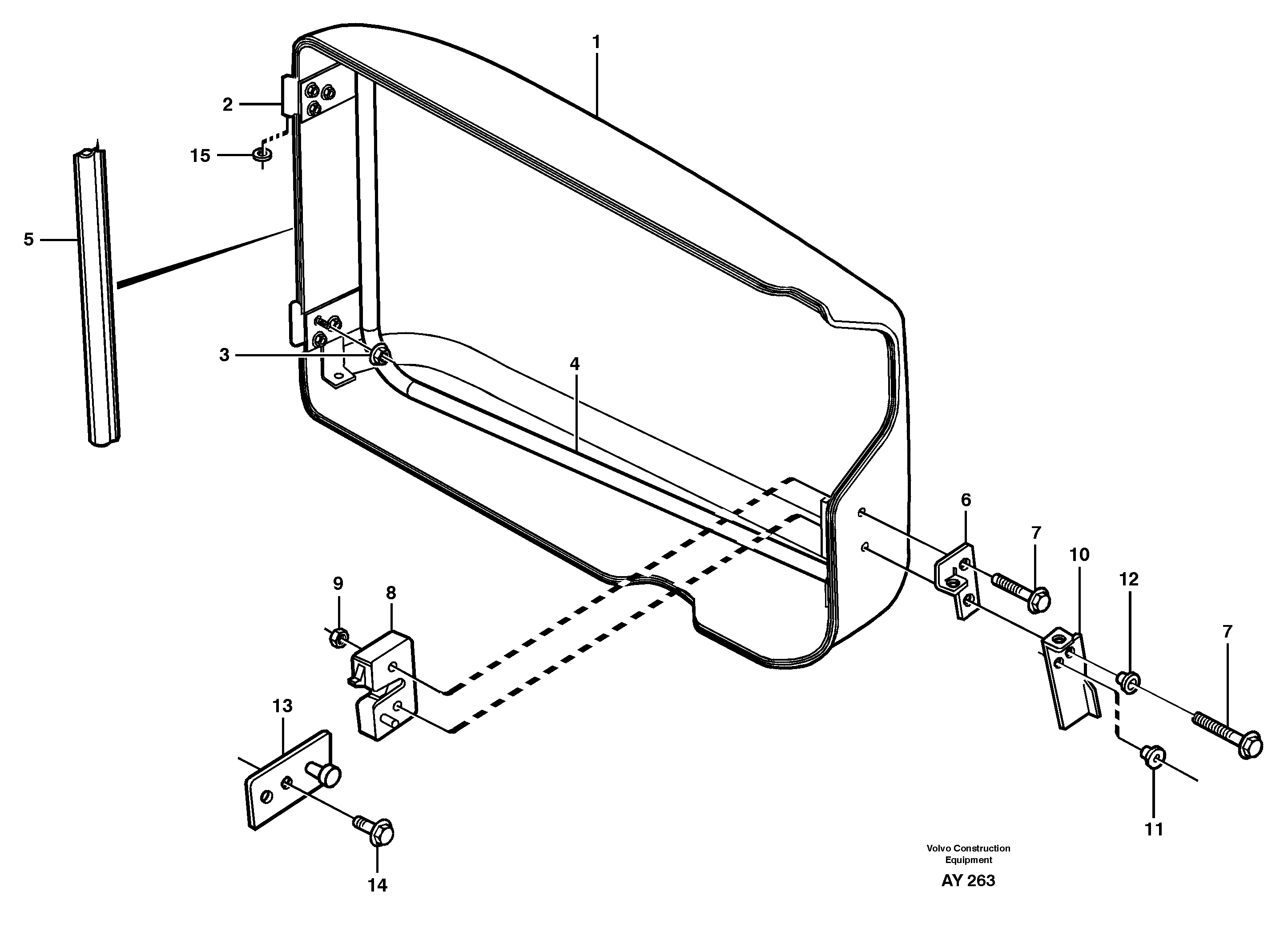 Filter cover — volvo parts diagram