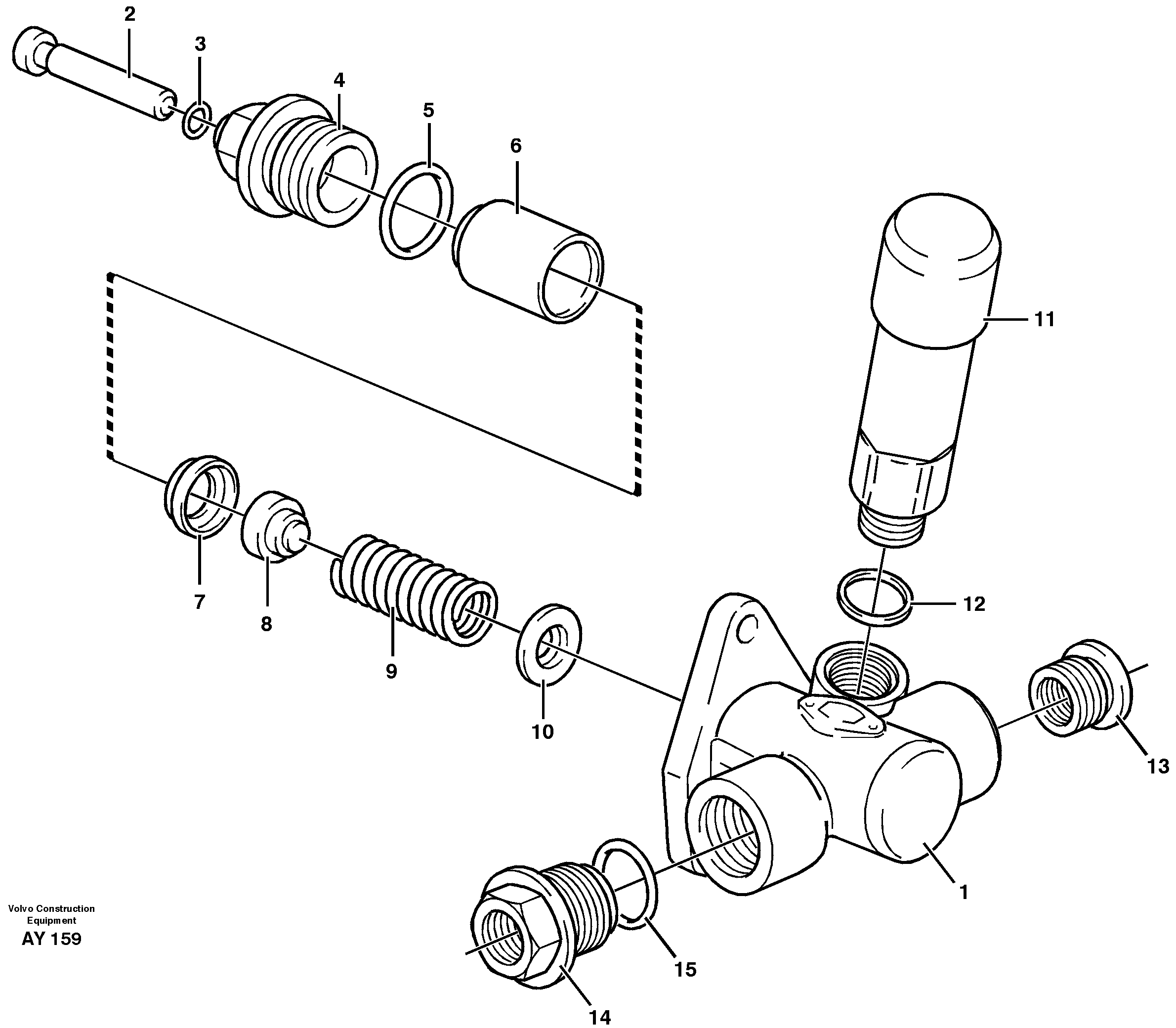 Feed pump — volvo parts diagram