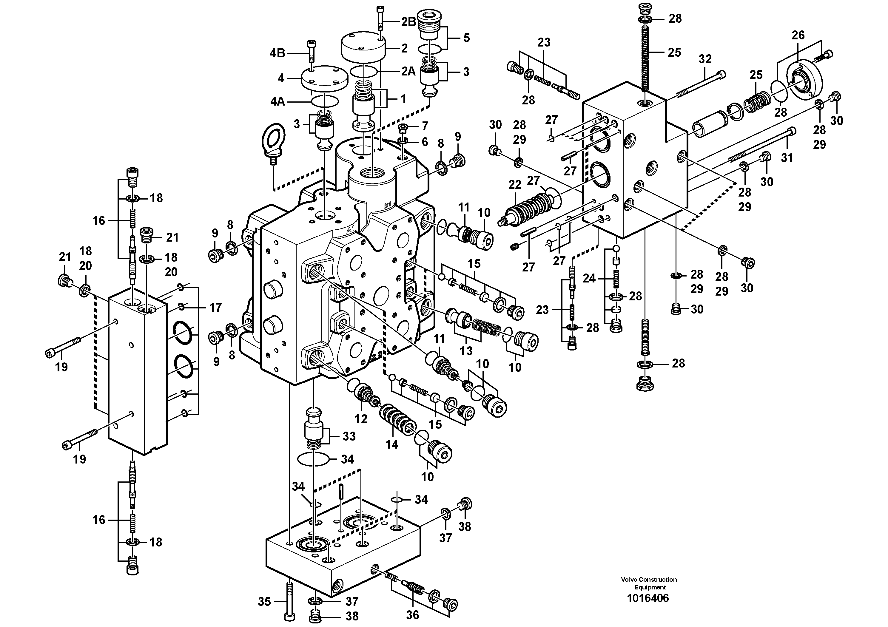 Control valve — volvo parts diagram