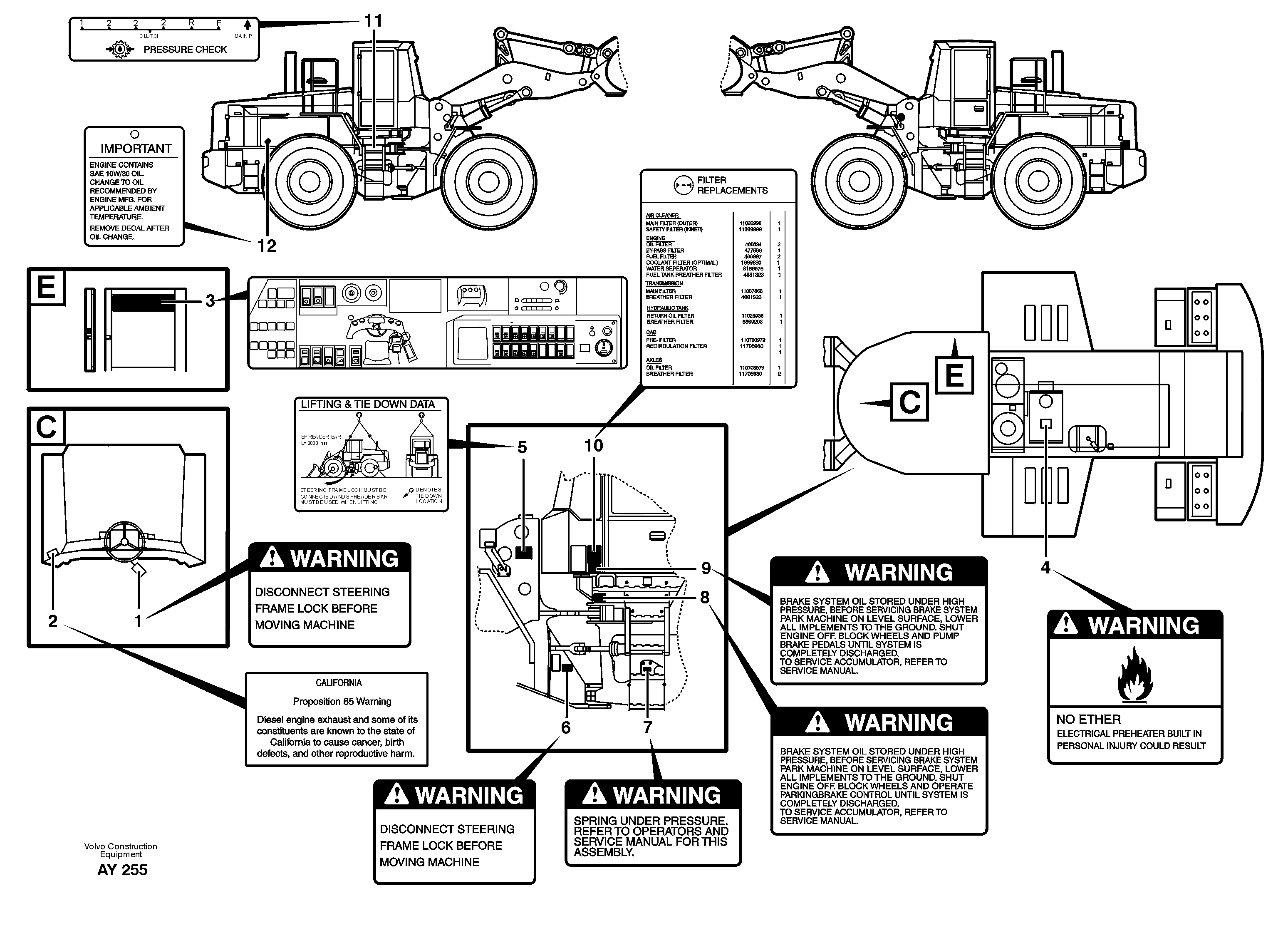 Decals 93902 — volvo parts diagram