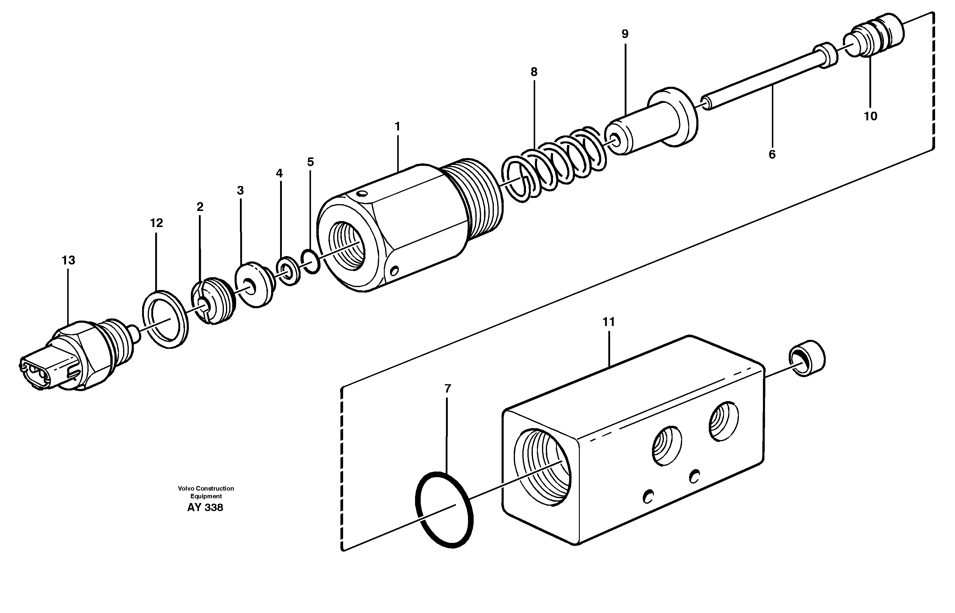 Pressure monitor.  93460 — volvo parts diagram