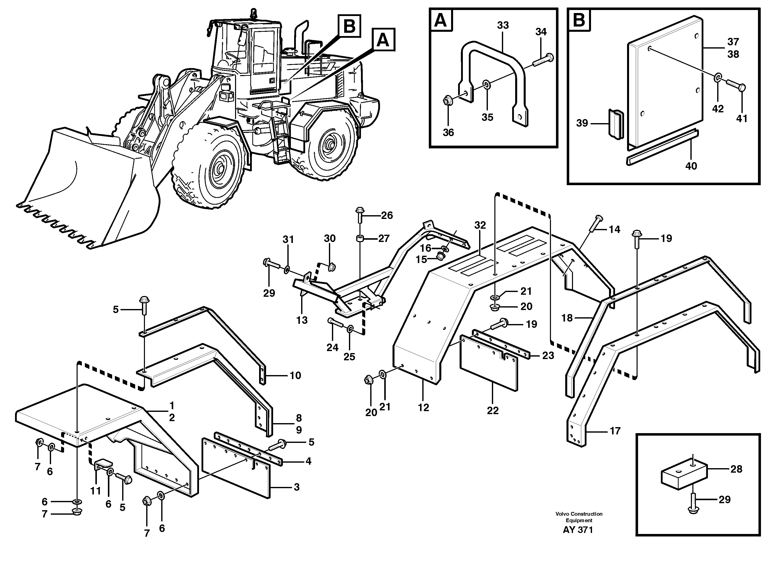 Fenders 93578 — volvo parts diagram