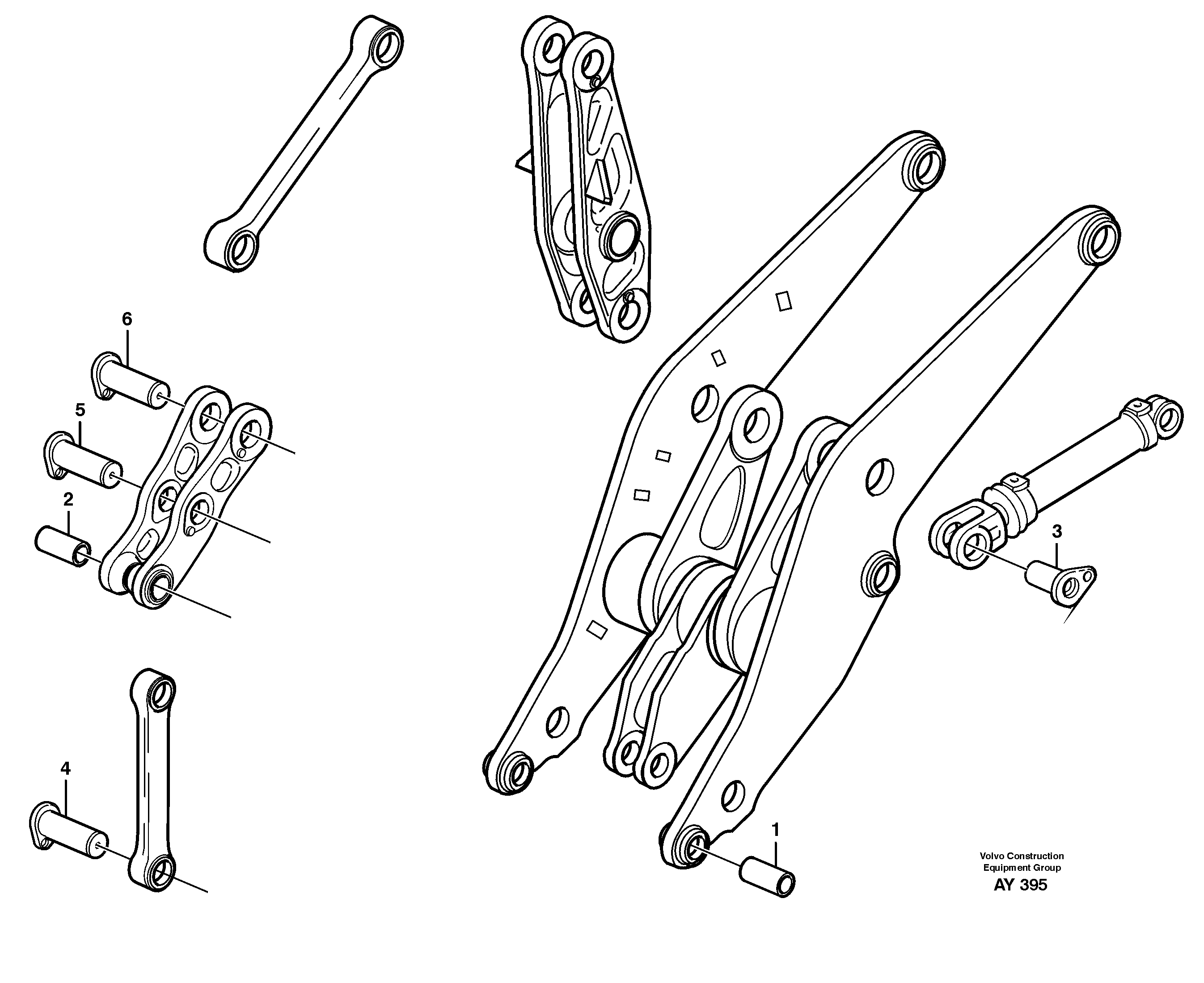 Central lubrication with fitting parts 80065 — volvo parts diagram