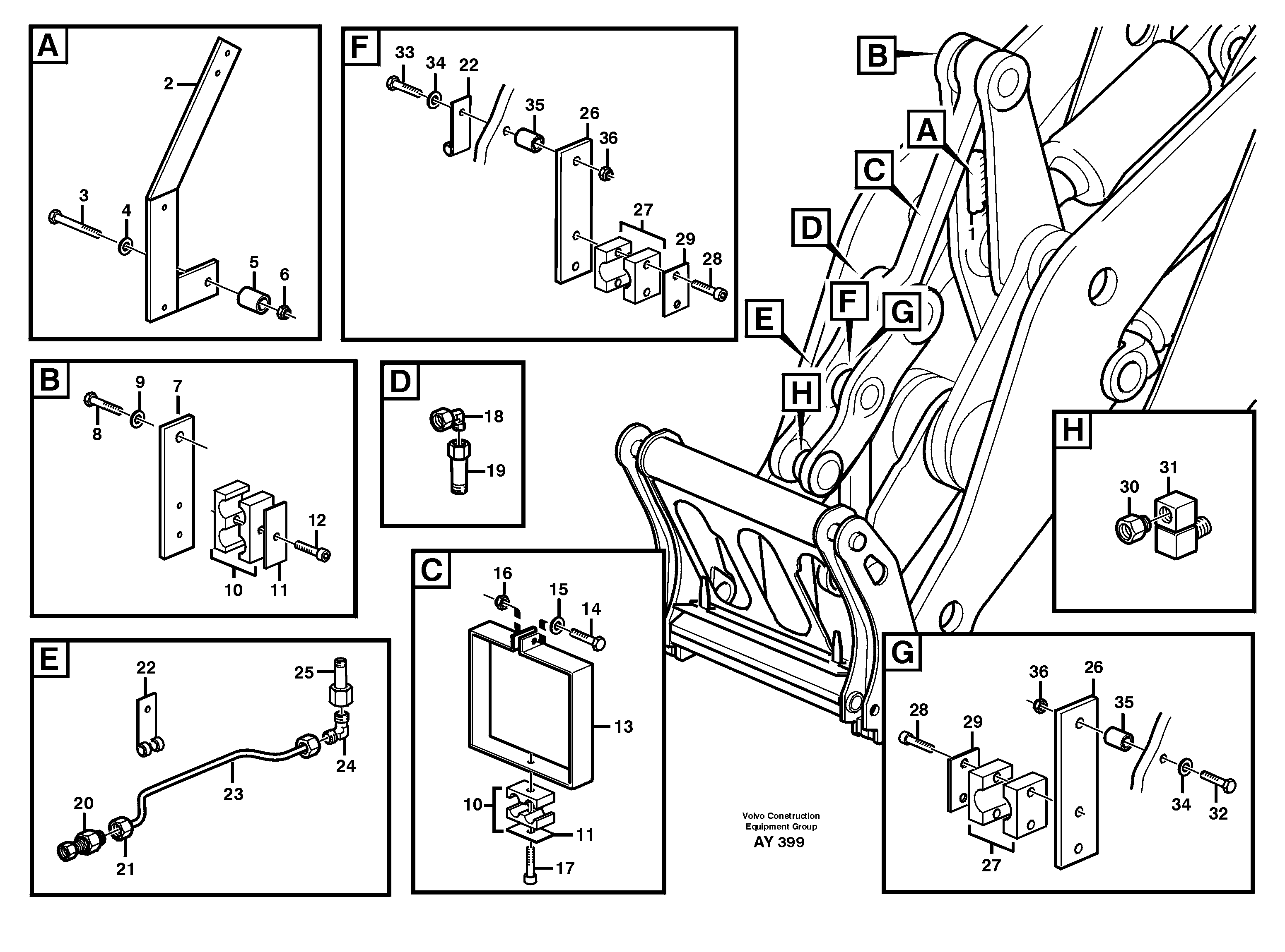 Central lubrication, B3 80065 — volvo parts diagram