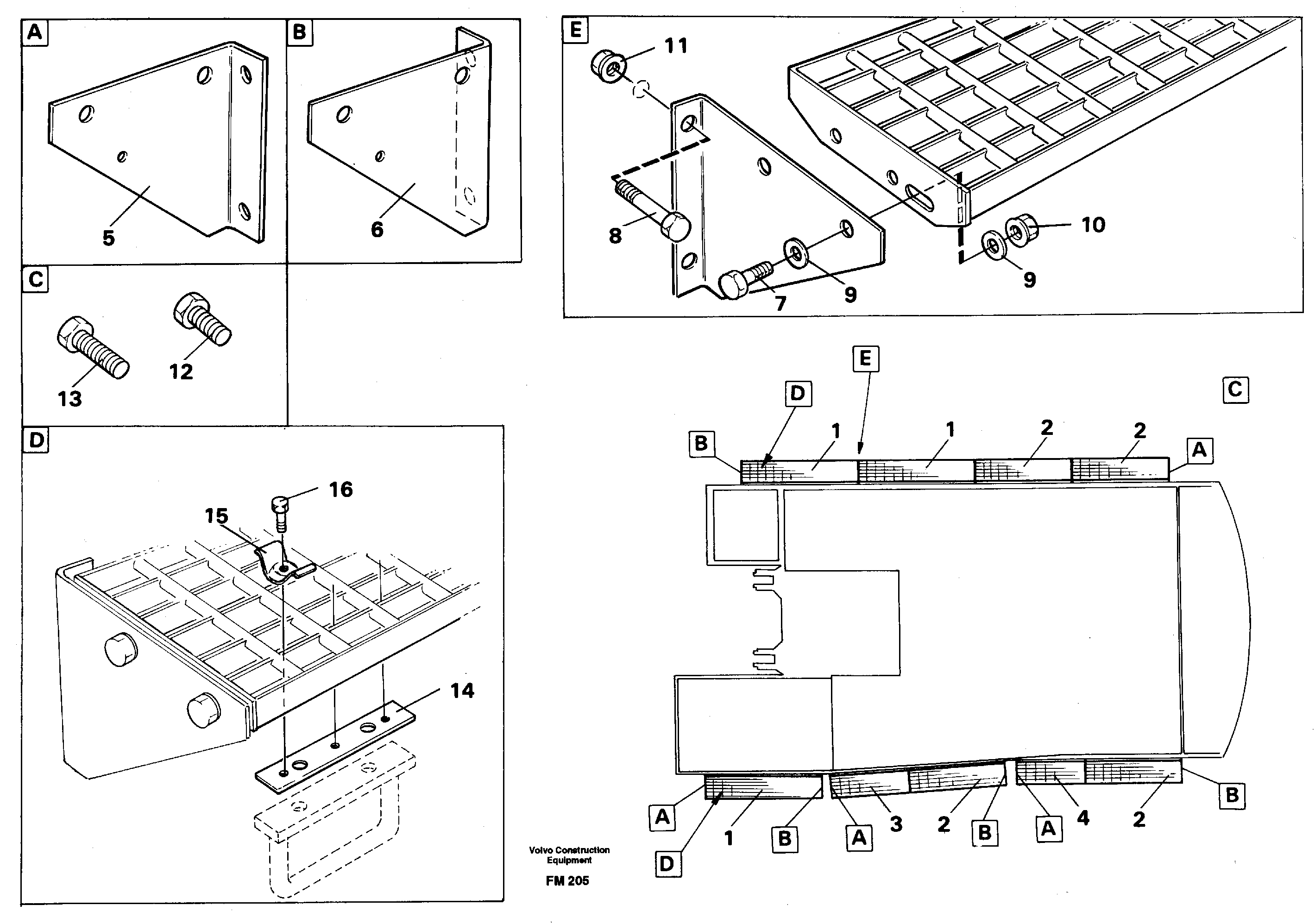 Cat-walk  14266596 — volvo parts diagram