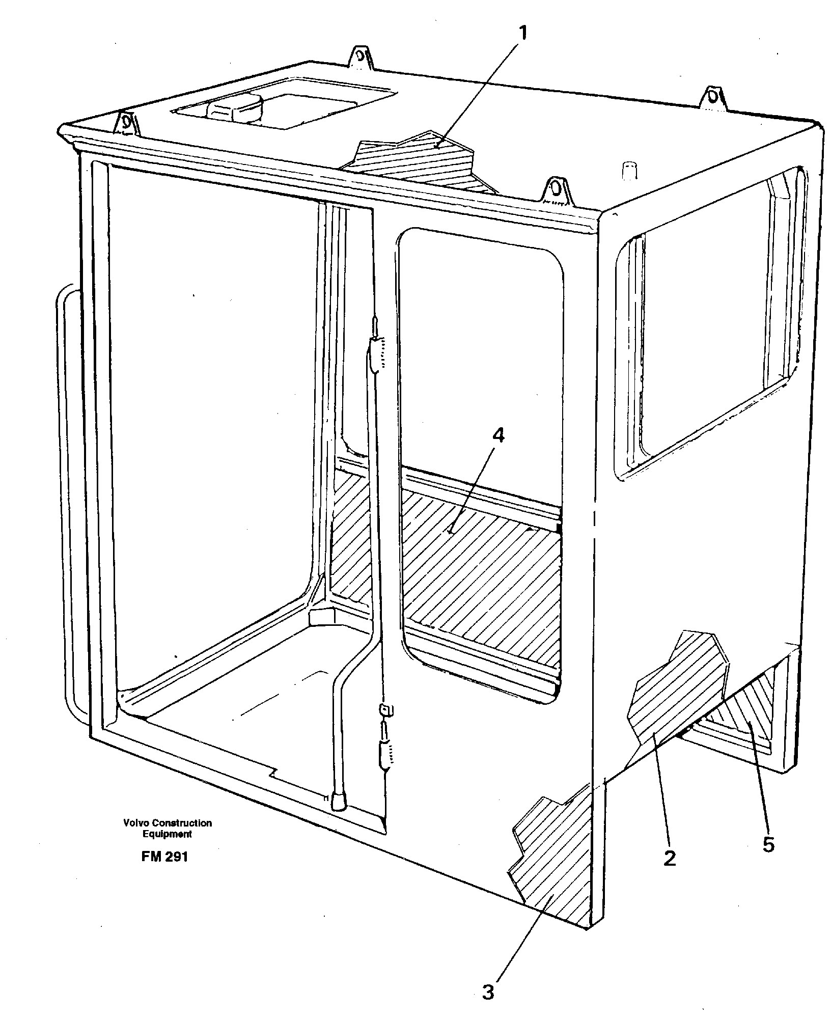Cabin coating — volvo parts diagram