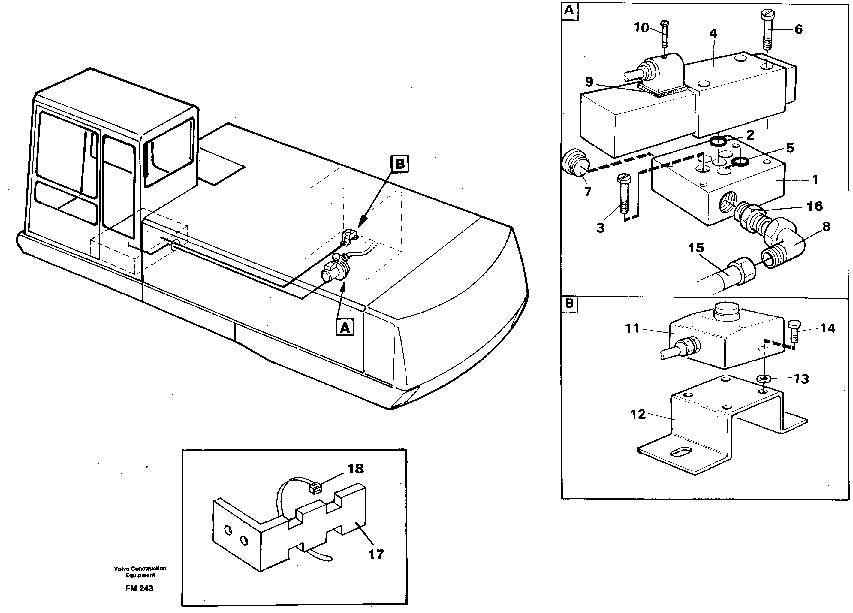 Overfilling guard — volvo parts diagram