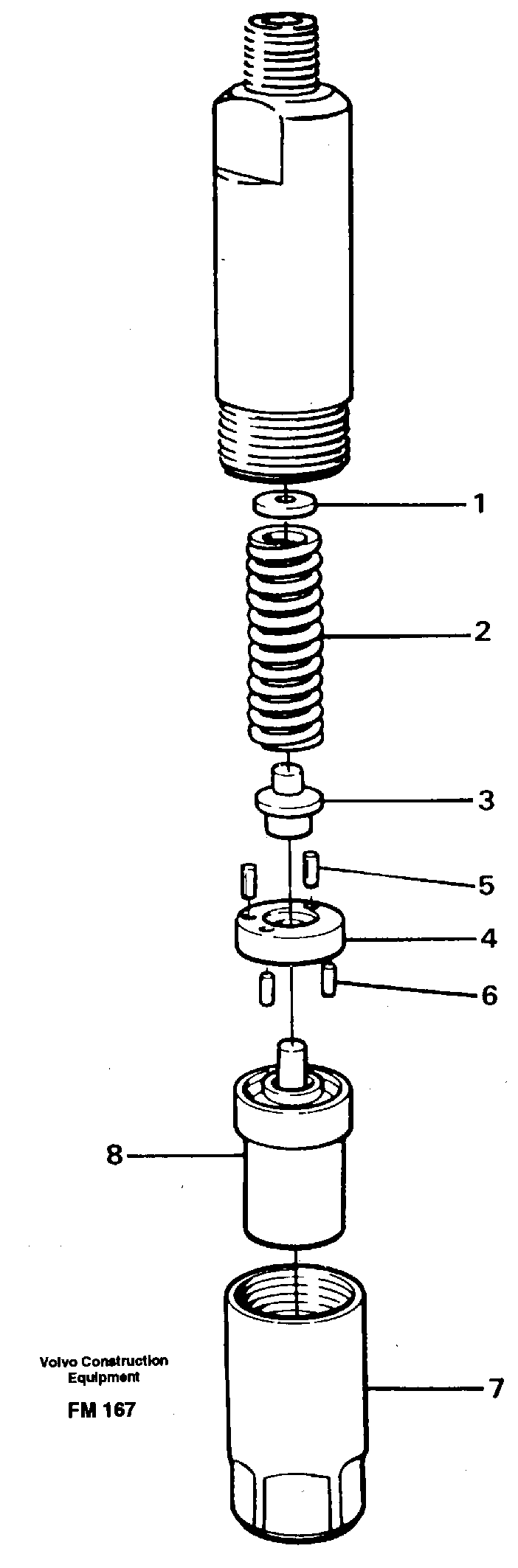 Injector — volvo parts diagram