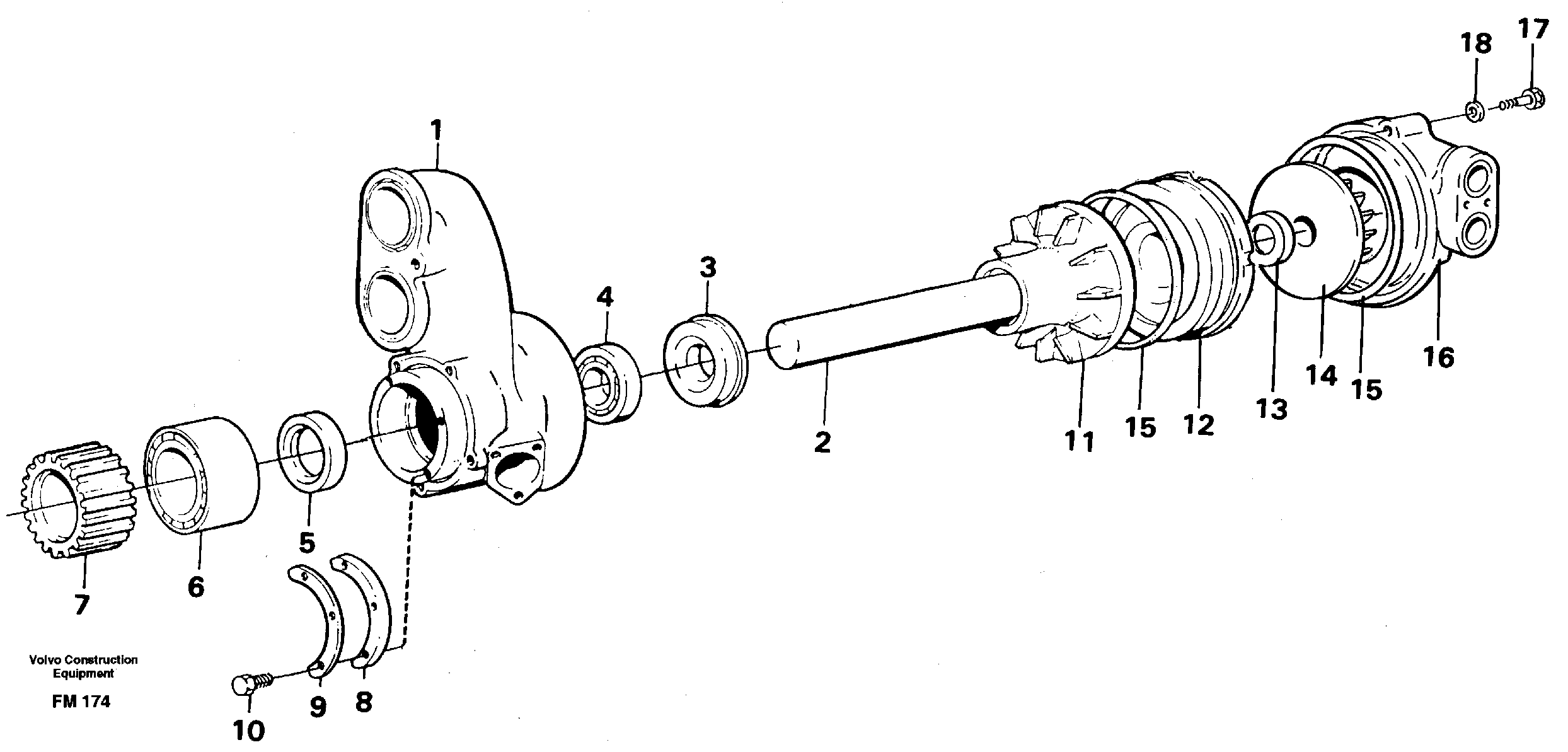 Water pump — volvo parts diagram