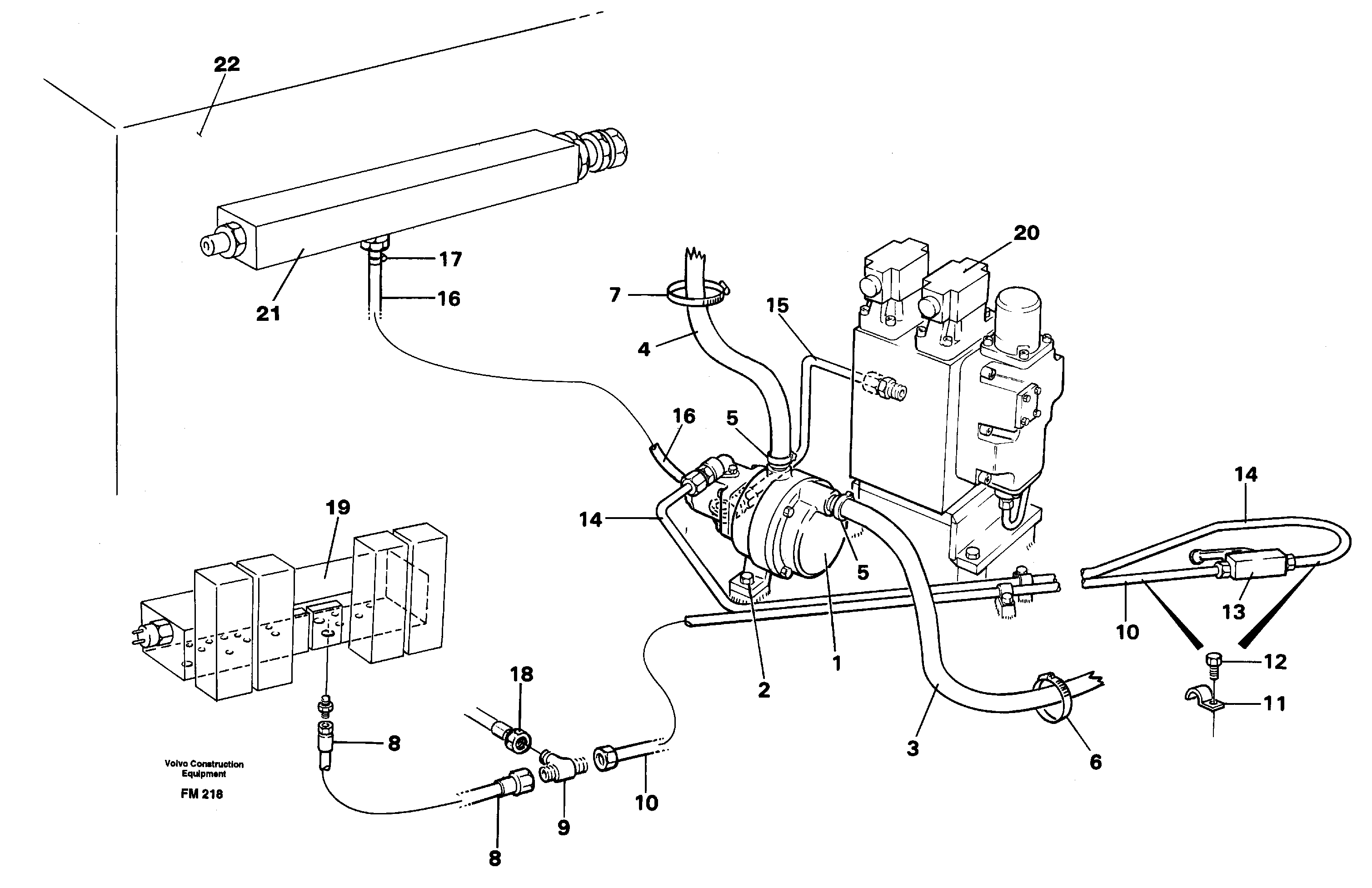 Fuel pump, hydraulic — volvo parts diagram
