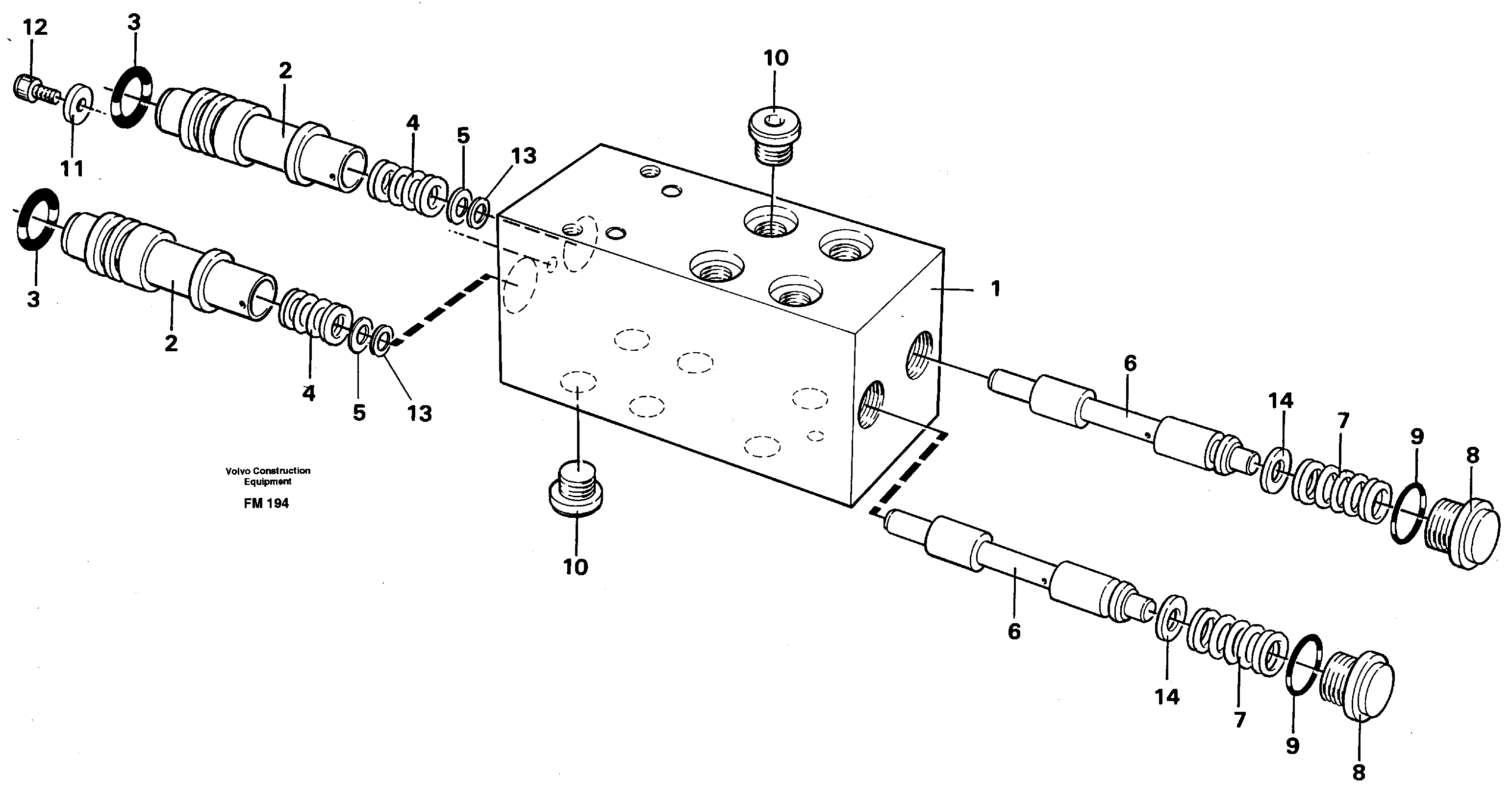Pedal valve — volvo parts diagram