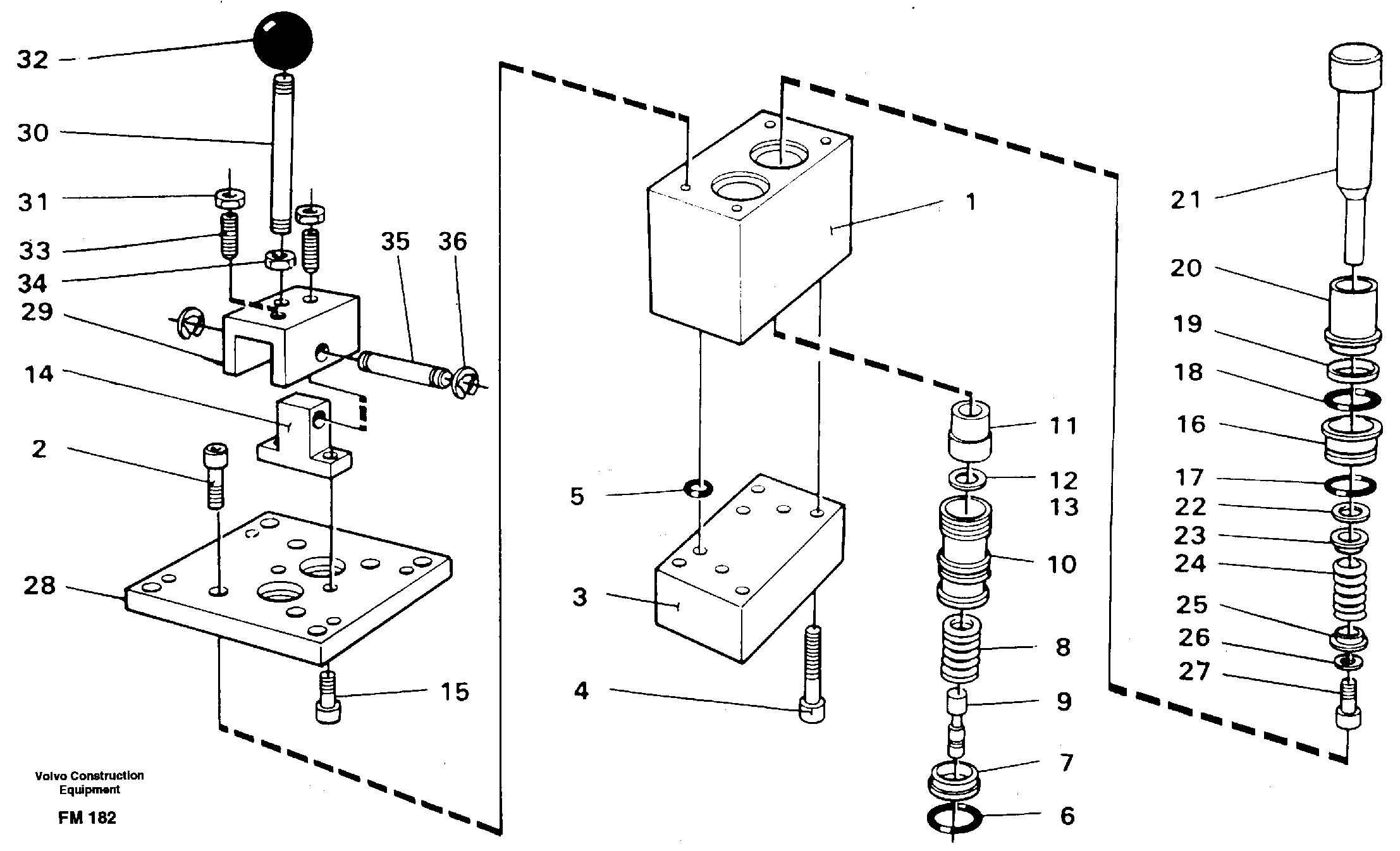Control pressure valve — volvo parts diagram