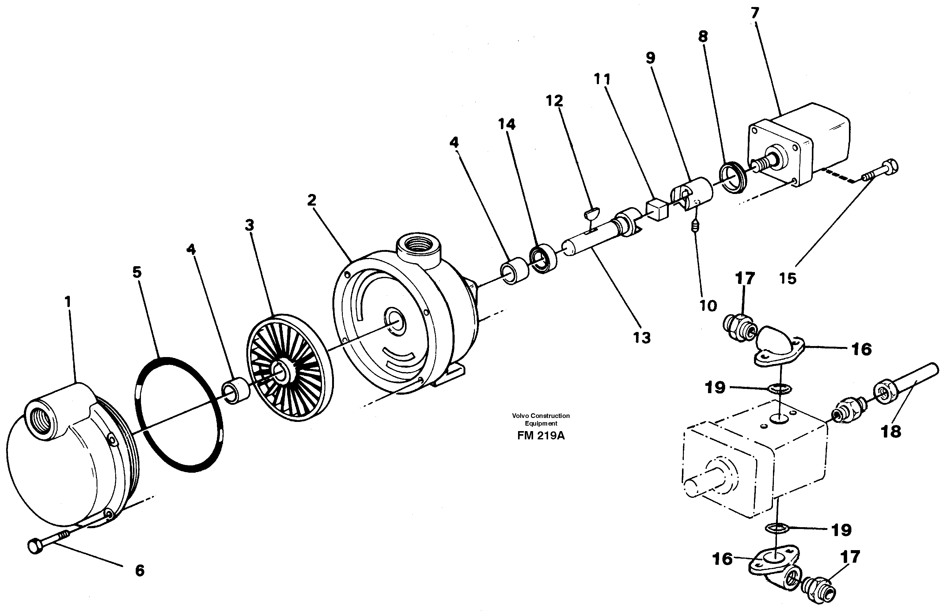 Fuel pump — volvo parts diagram