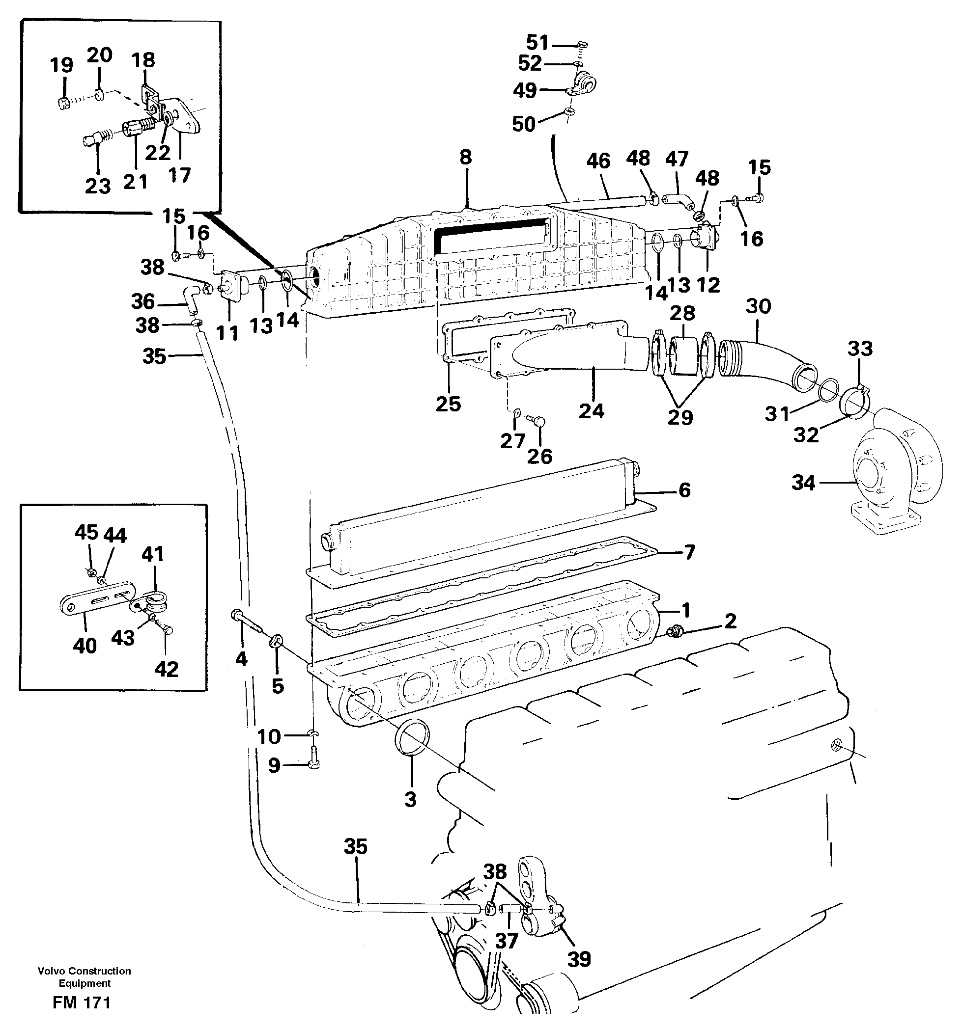 Intercooler — volvo parts diagram
