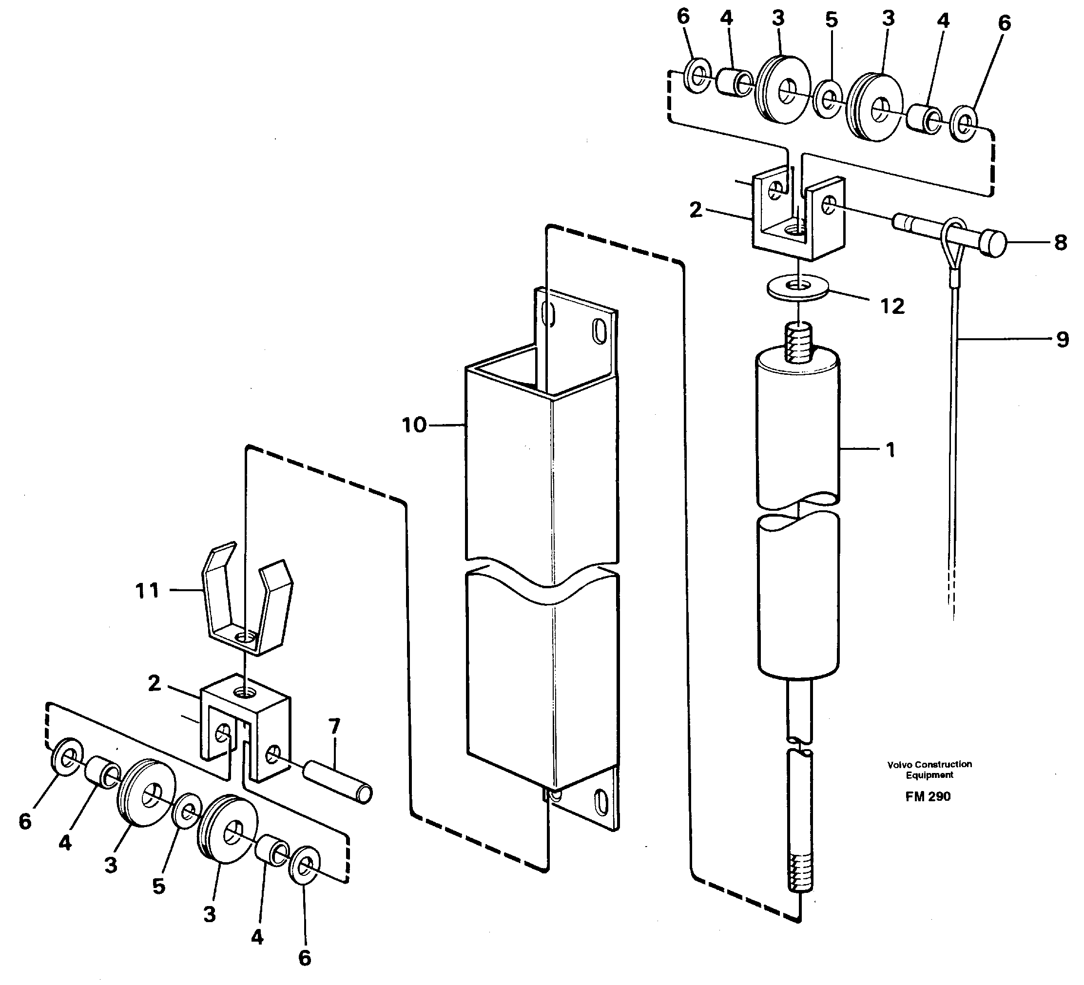 Window lifts — volvo parts diagram