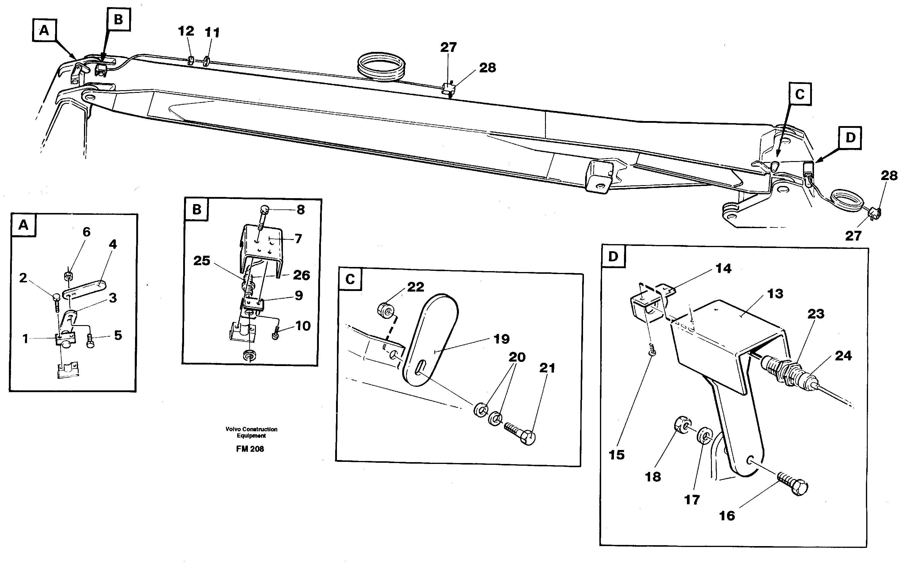 Electical inst, handling equipment — volvo parts diagram