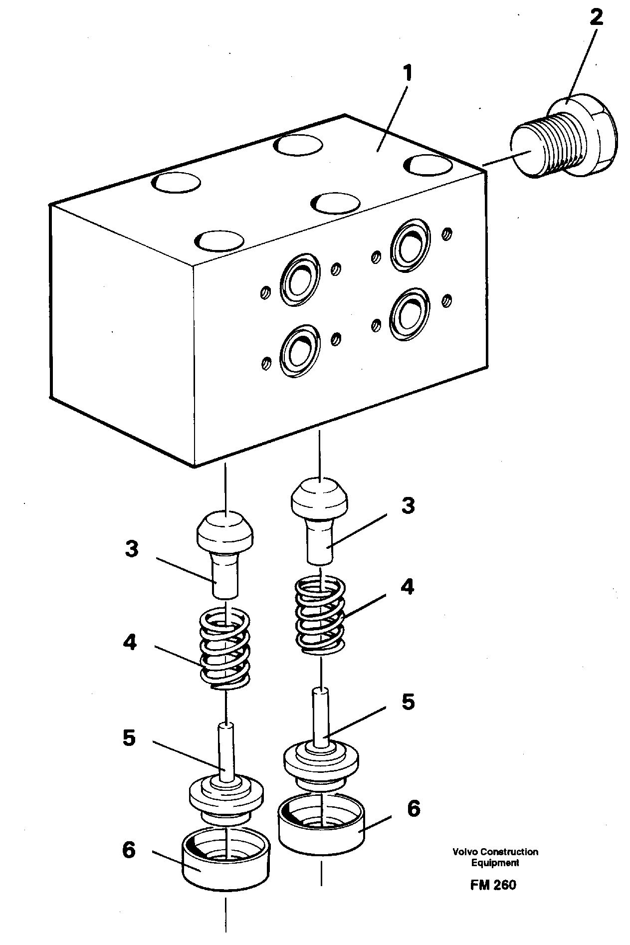 Anticavitation valve  14265766 — volvo parts diagram